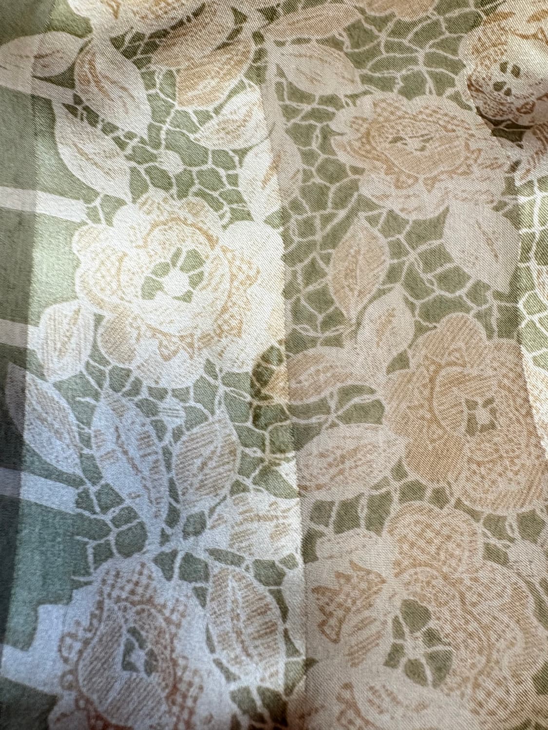 [희귀 빈티지] 피에르 발망 Vent Vert 핸드롤링 스카프 상품이미지4