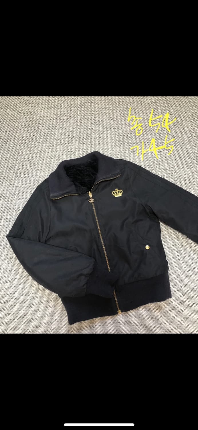 빈티지 아디다스 미시엘리엇 리버시블 블랙 퍼 점퍼 상품이미지2