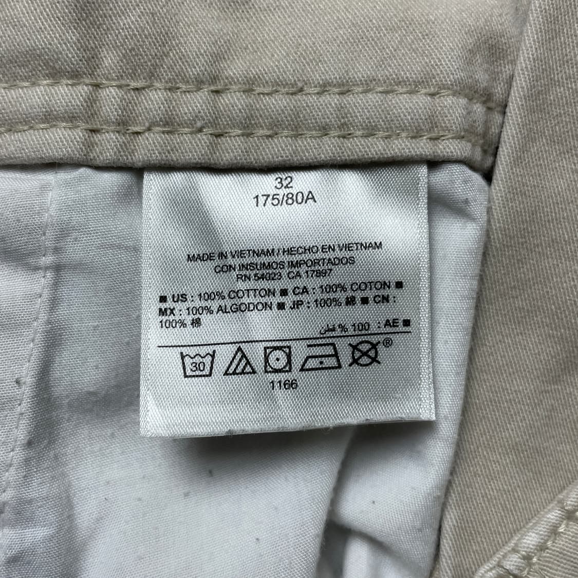 OLD NAVY 올드네이비 아이보리 코튼 카고 하프 팬츠 A00766 상품이미지9