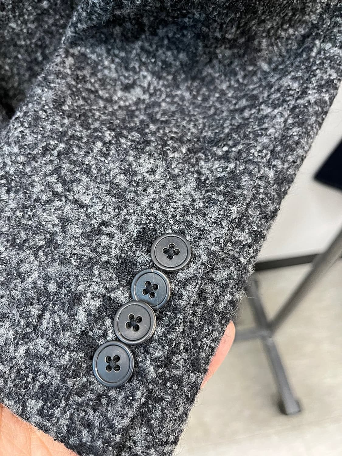 여) 알렉산더왕 레더카라 울코트  상품이미지2