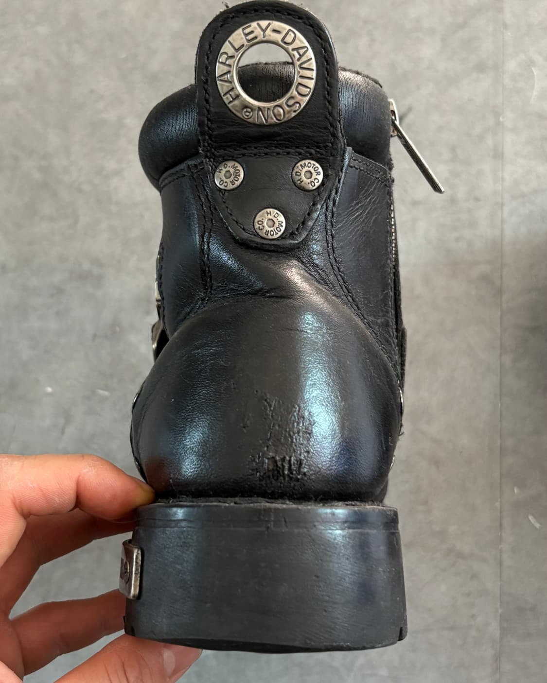 Harley Davidson 할리데이비슨 레더 브레이크 버클 부츠  상품이미지6