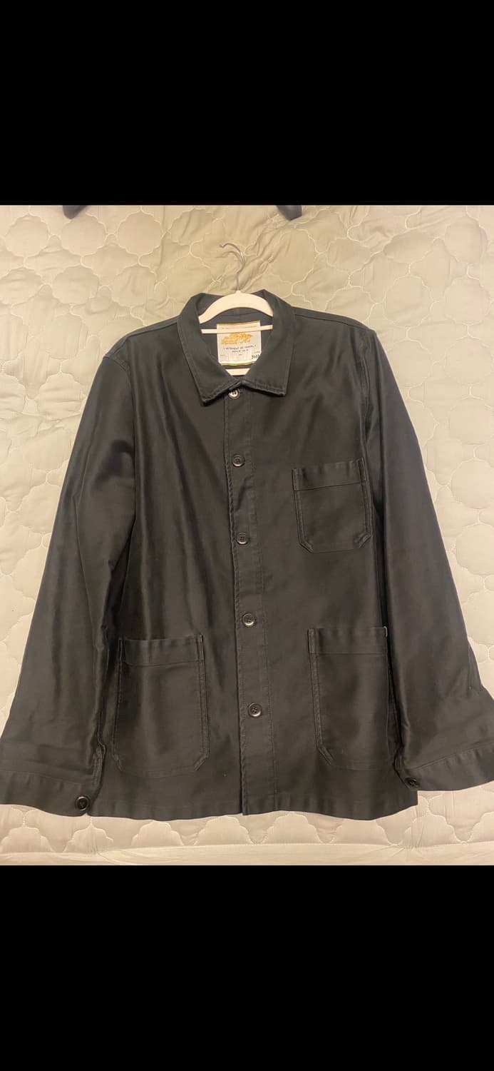 [50] 르몽생미셸 몰스킨 워크자켓_블랙 상품이미지6