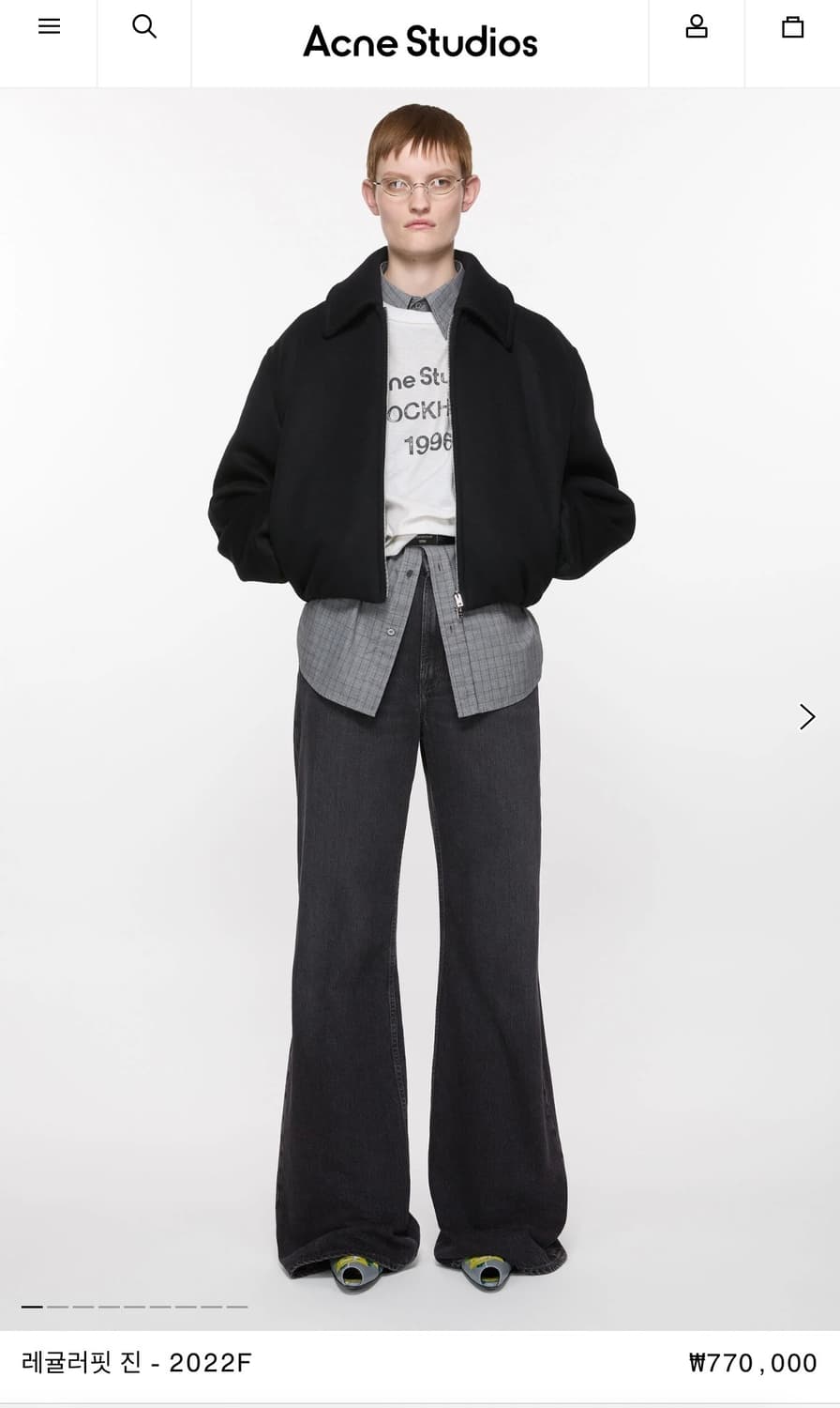 아크네 블랙데님 26-30 acne 상품이미지1