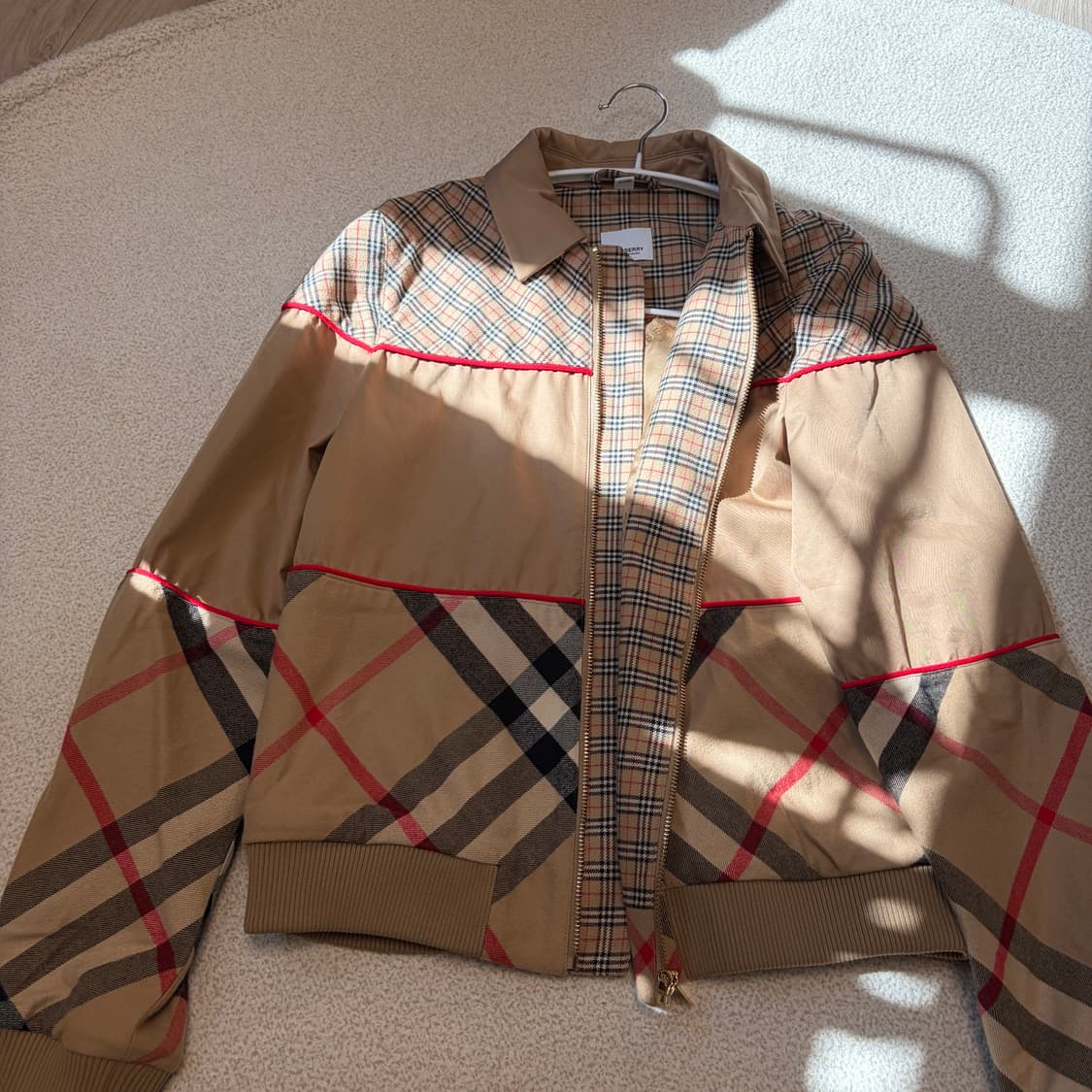 버버리 콘트라스트 체크 자켓 상품이미지5