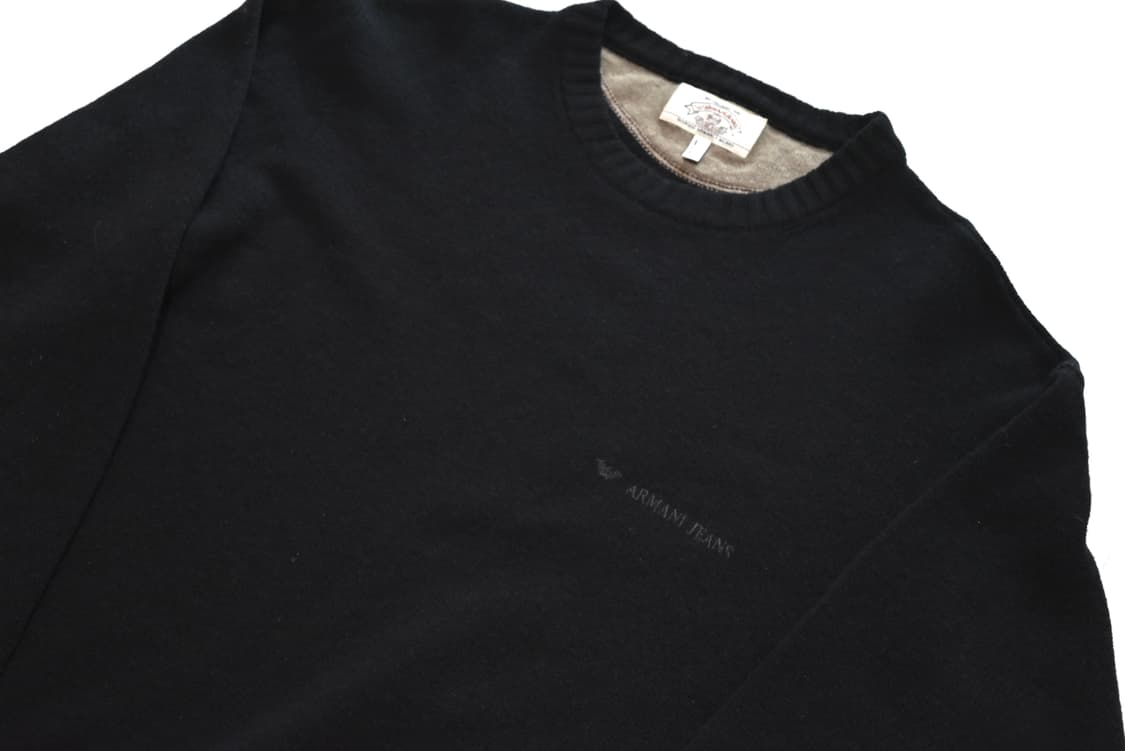 Armani jeans 90s viscose wool knit 상품이미지2