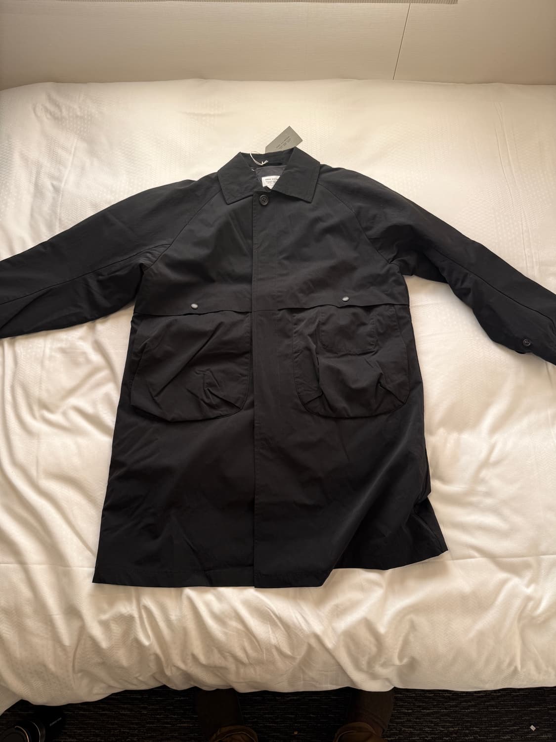 (새상품)Ends and means 저널리스트 코트 블랙 M  상품이미지1