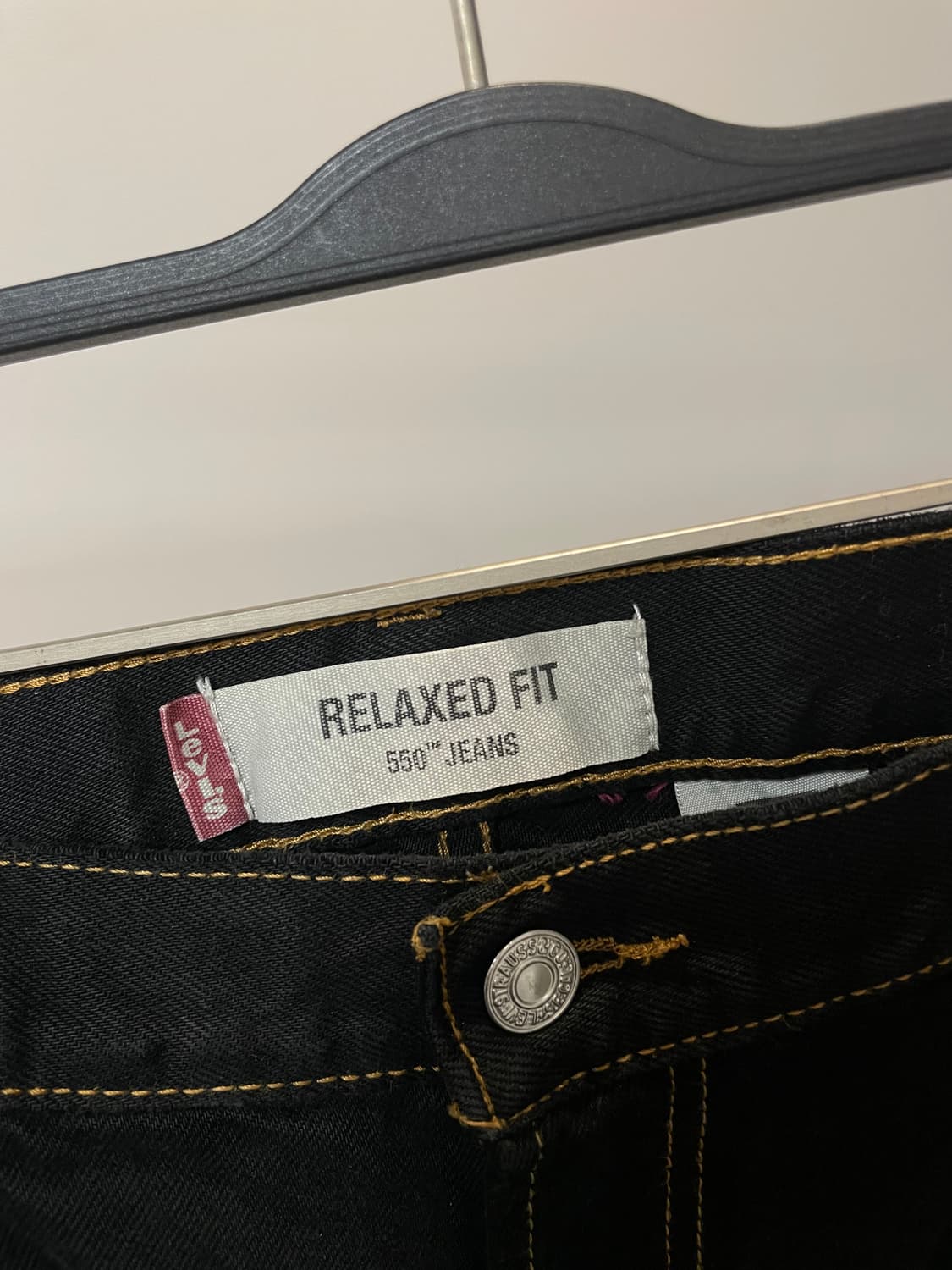 (38) Levis 리바이스550 릴렉스드핏 블랙진 데님팬츠 상품이미지5