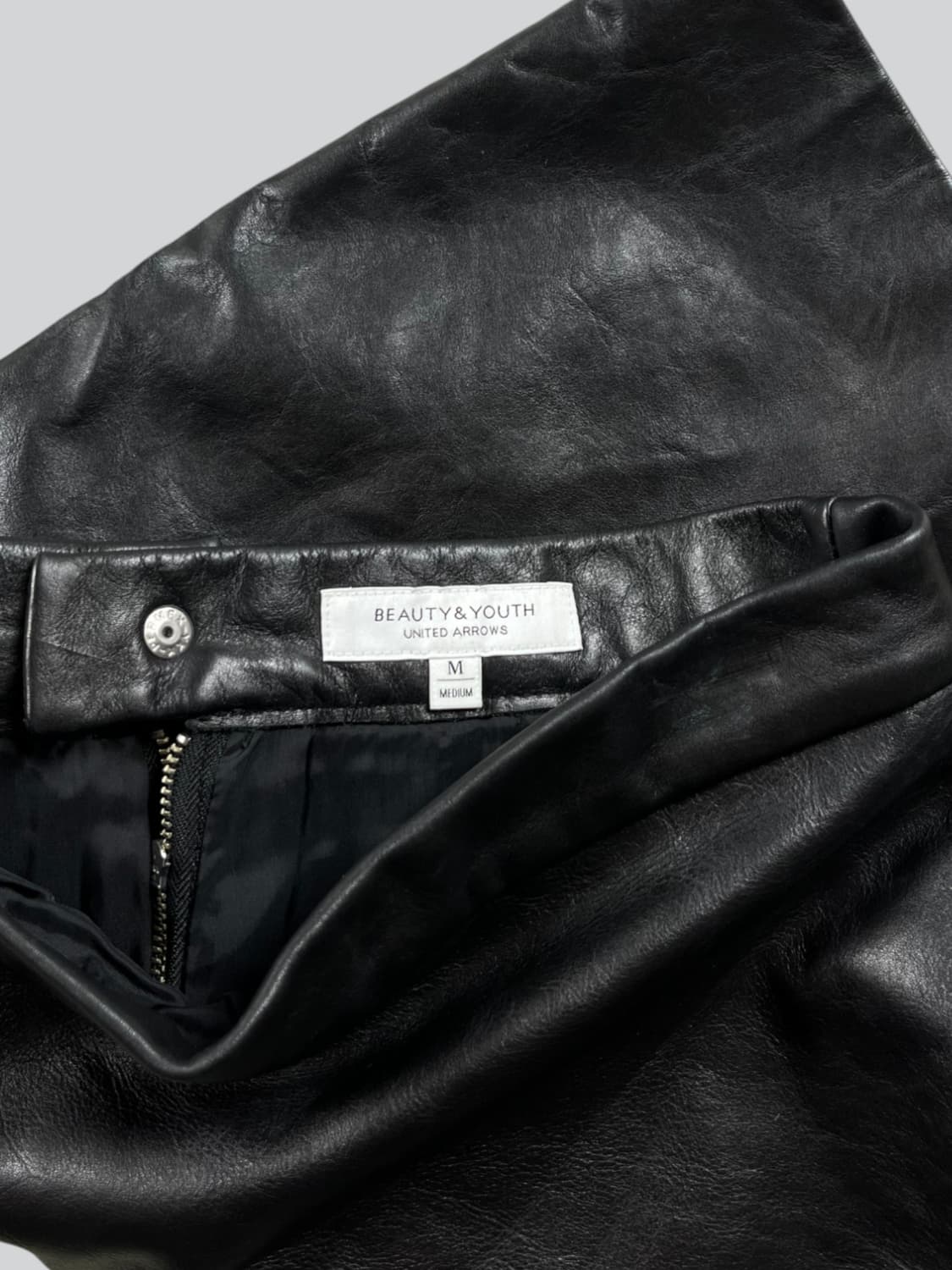 UNITED ARROWS  리얼레더 스커트 상품이미지4