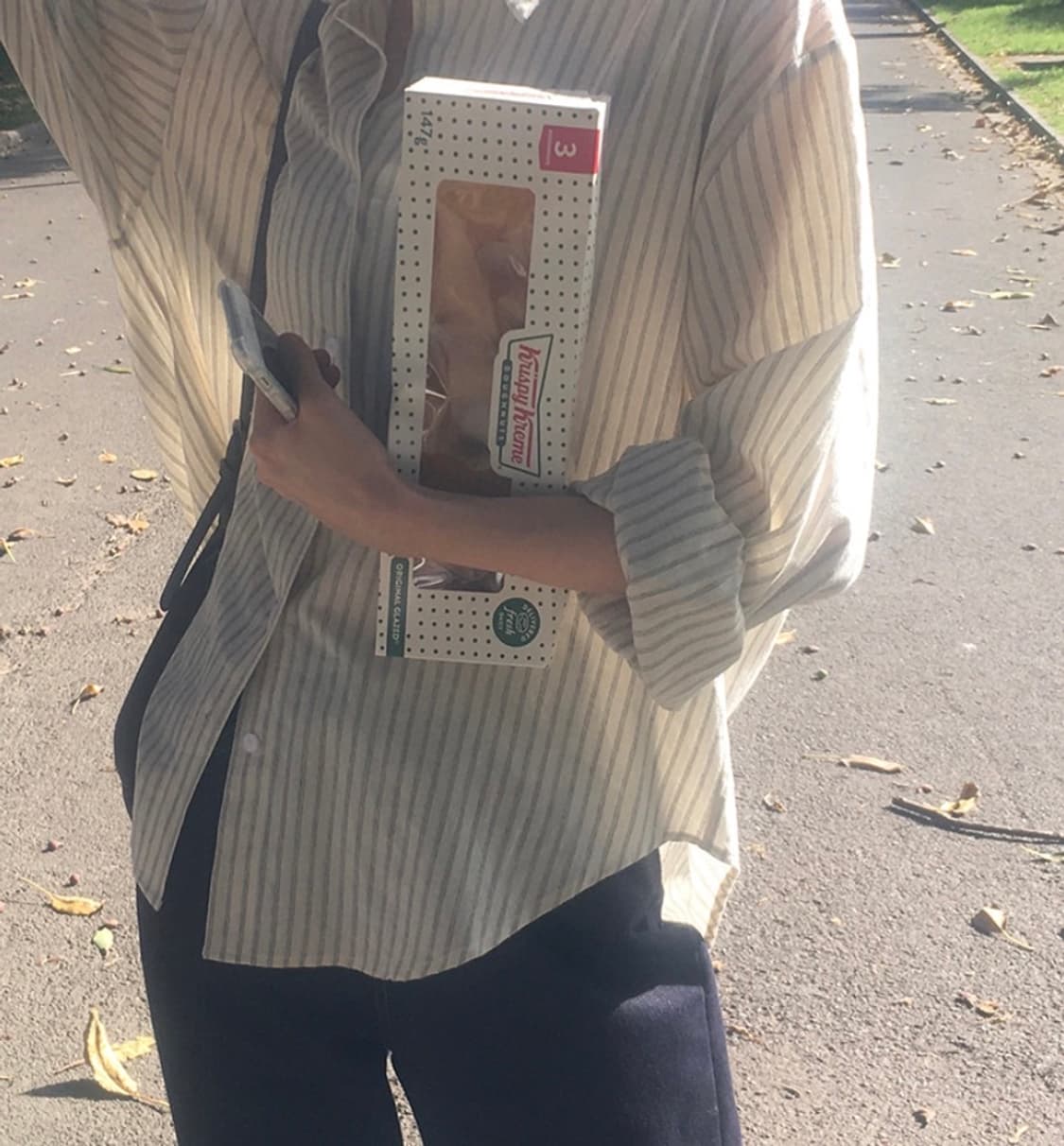 슬로우앤드 블루 스트라이프 셔츠  상품이미지2