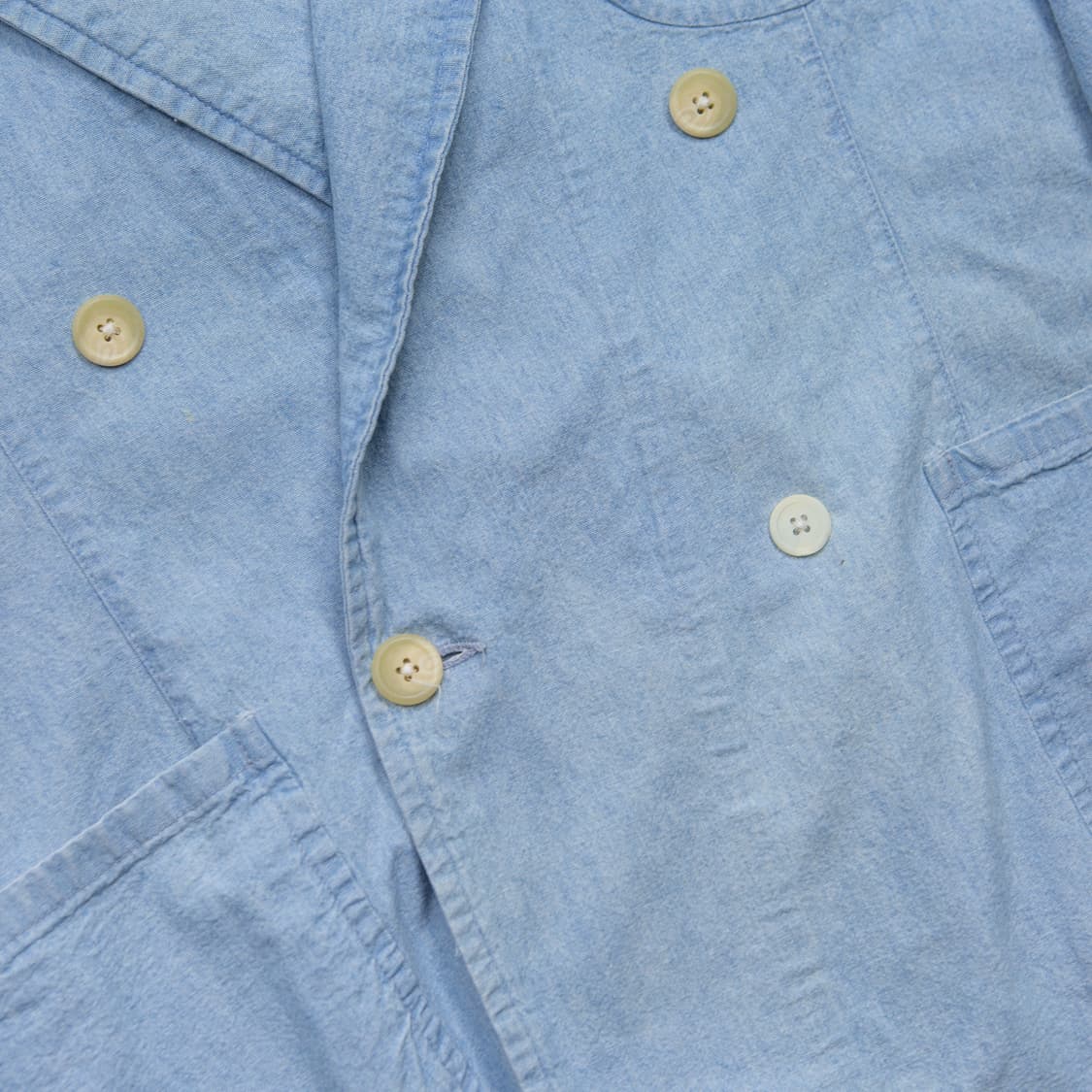 80s 폴로 랄프로렌 샴브레이 더블 브레스티드 블레이저 상품이미지4