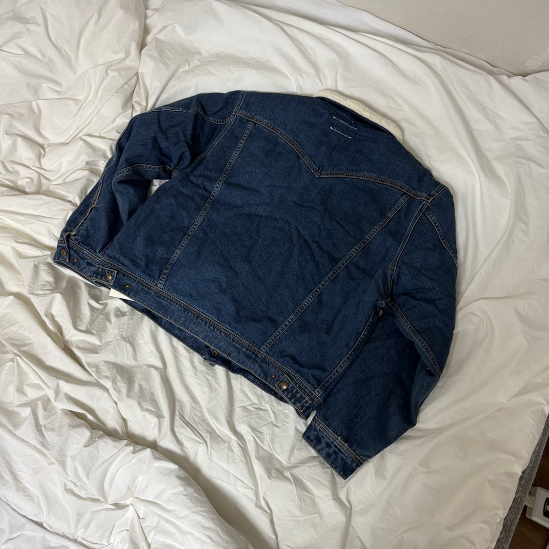 Austin post 오스틴포스트 쉐르파 데님자켓 상품이미지5