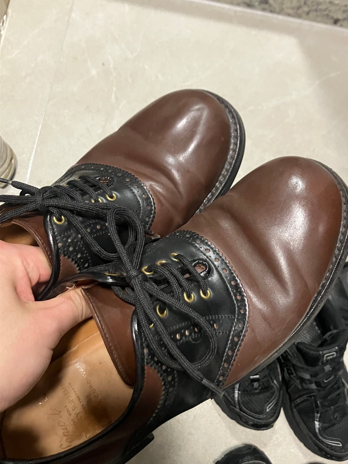 (270) 네펜데스 소닉랩 코도반 새들슈즈 상품이미지2