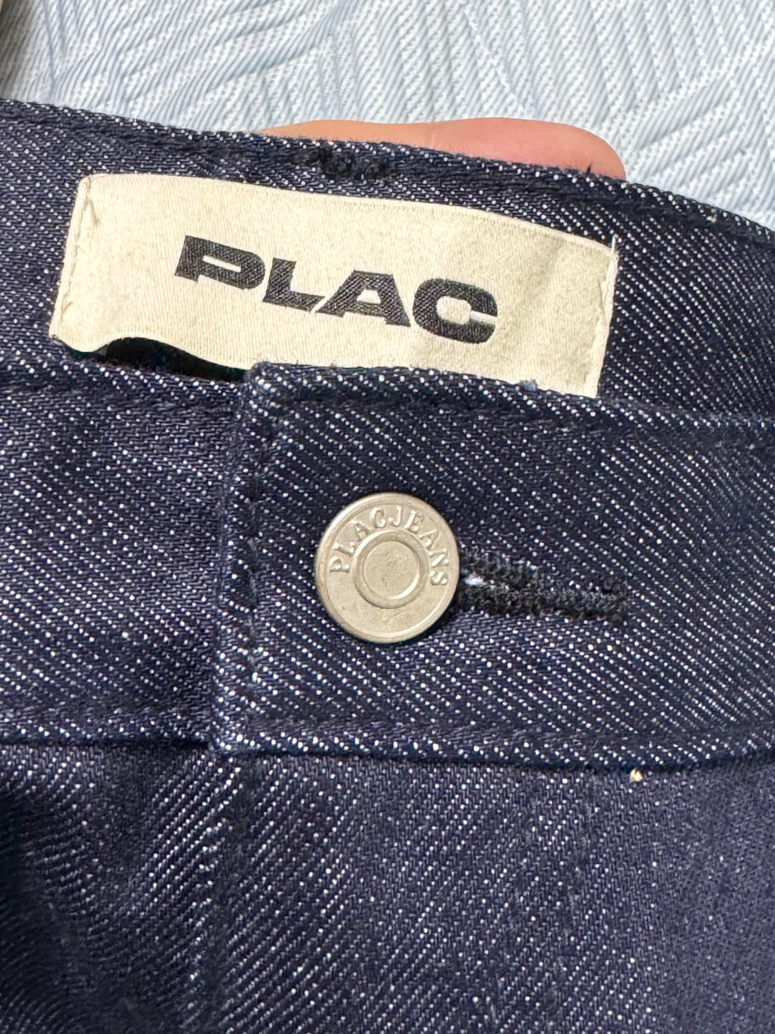 [30] PLAC 크롭 테이퍼드 데님팬츠 P51 블루 상품이미지5