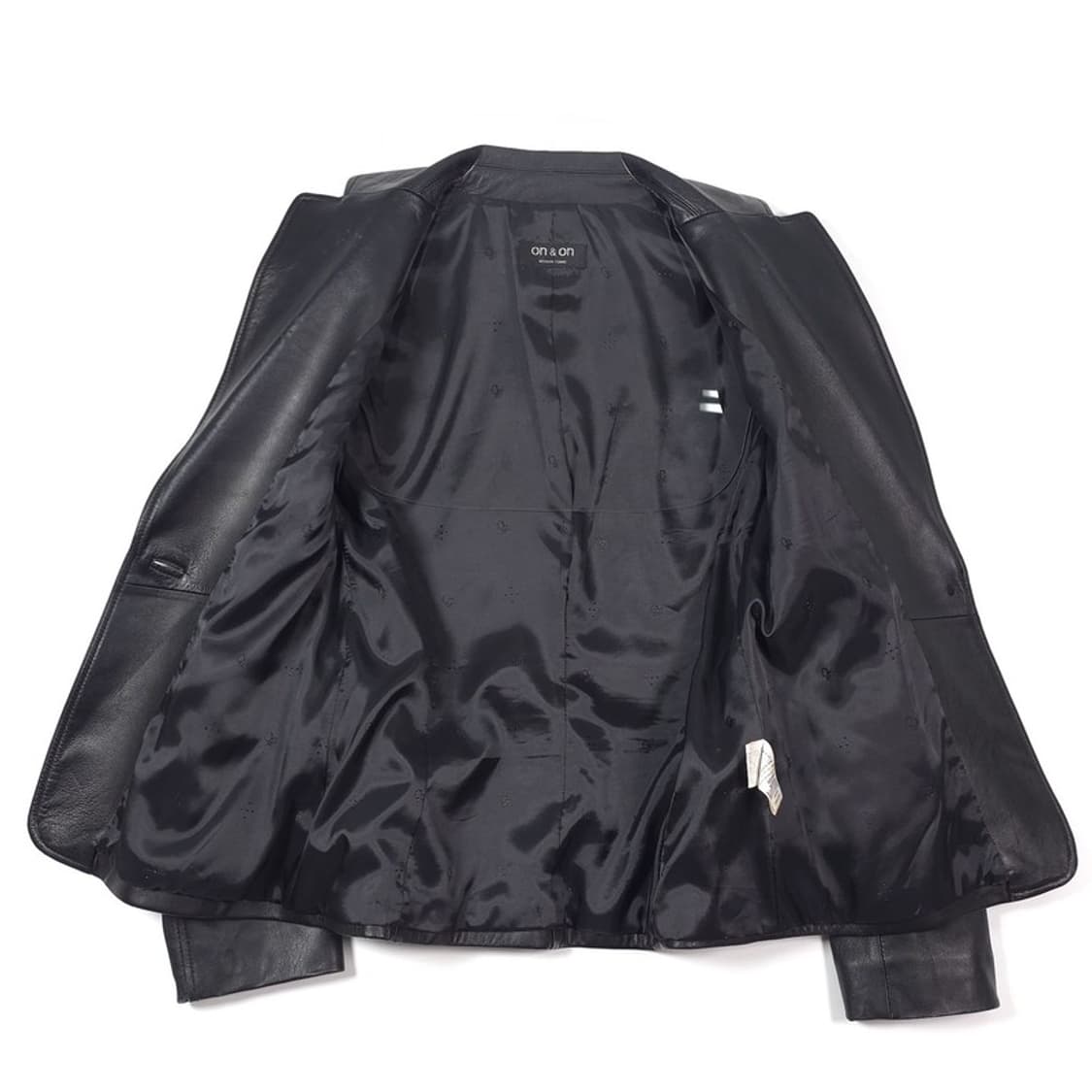 온앤온 리얼 램스킨 원버튼 가죽 블레이저 66 상품이미지5