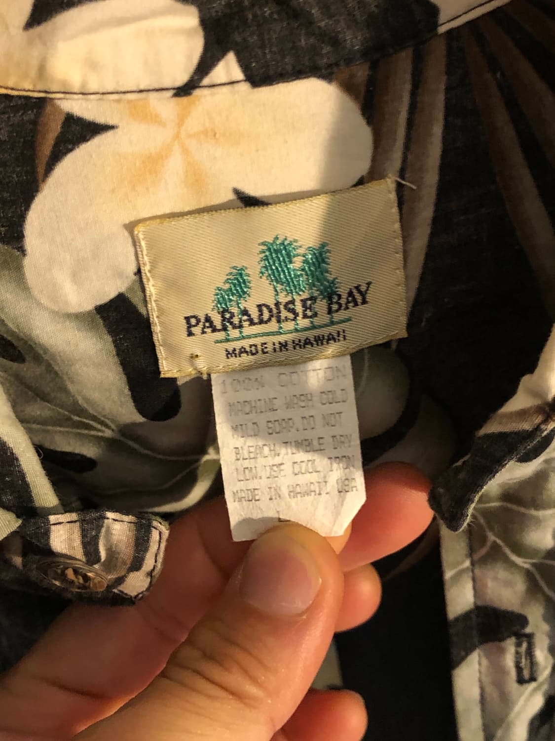 Paradise Bay 롱슬리브 하와이안 셔츠 남녀공용 상품이미지3
