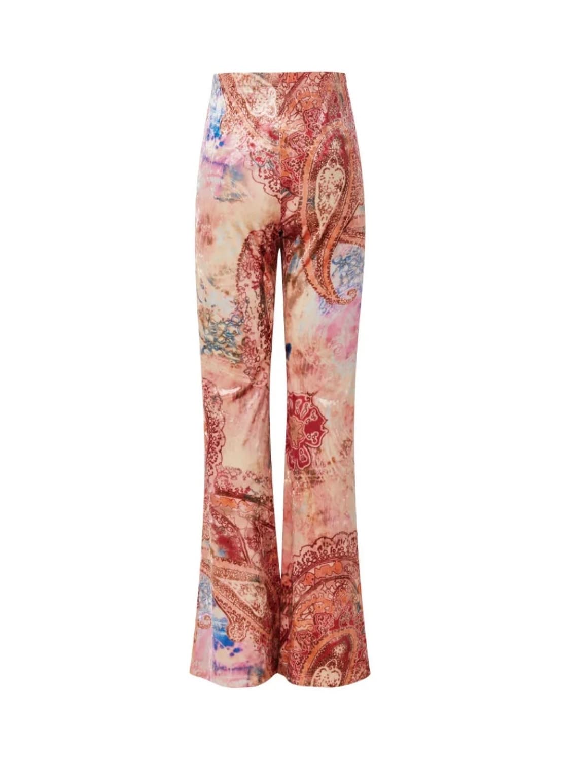 PAISLEY VELVET JERSEY PANTS (PINK) 상품이미지2