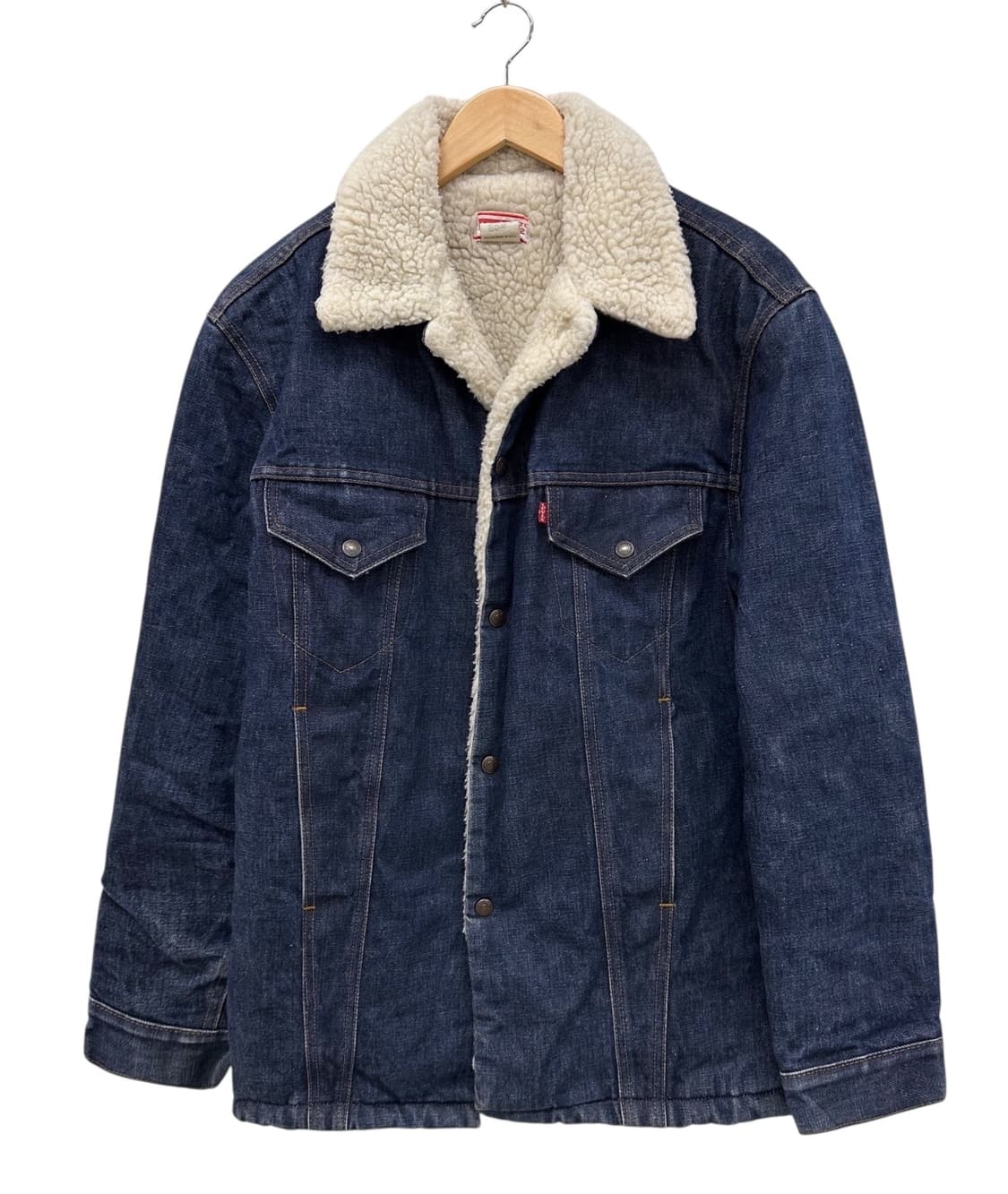 70s 리바이스 쉐르파 데님 청자켓 (42,XL) 상품이미지1