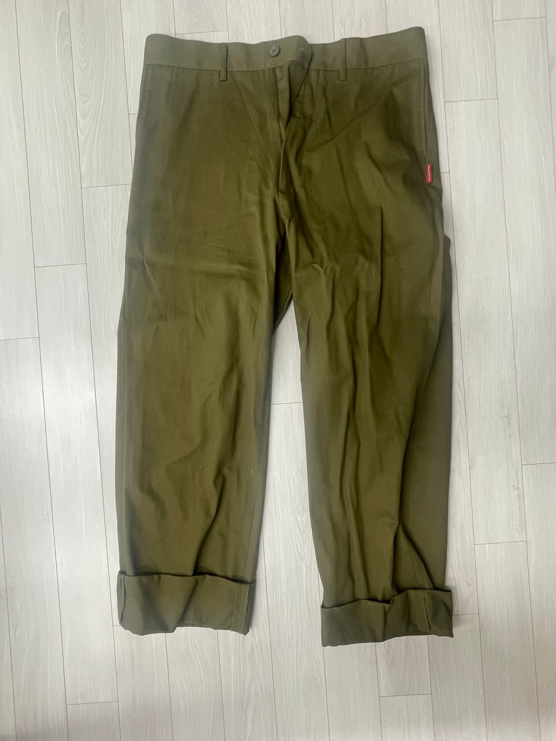 피스마이너스원 워크팬츠 카키 os 상품이미지2