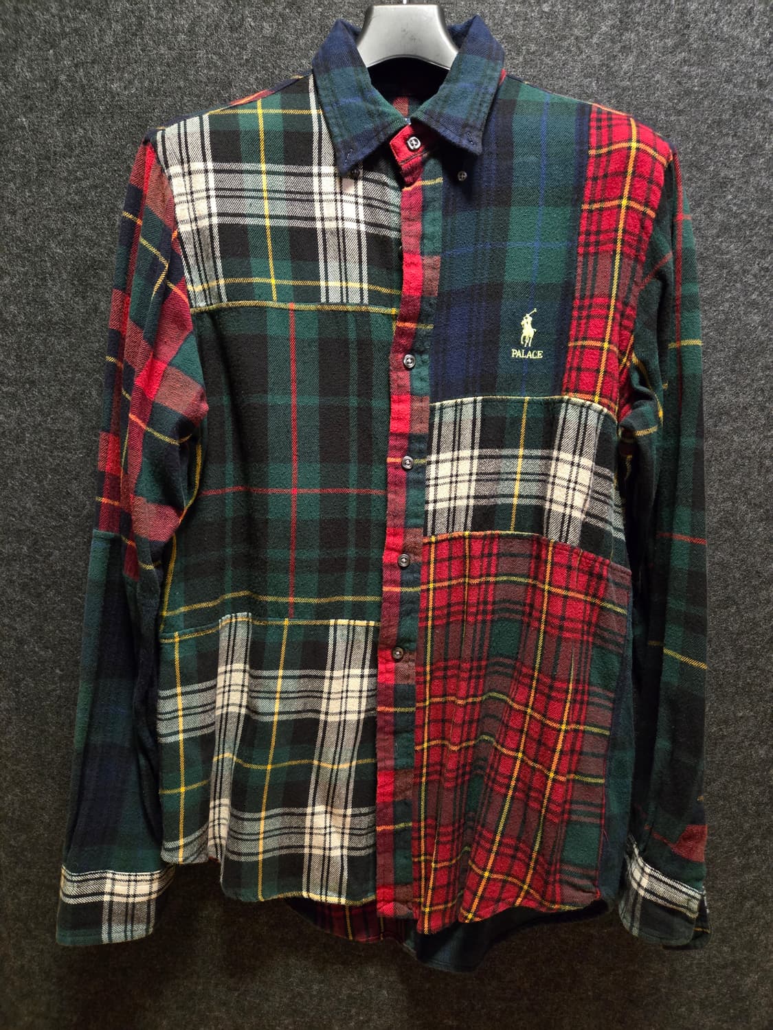 폴로 X 팔라스 멀티 스트라이프 플란넬 셔트 상품이미지1