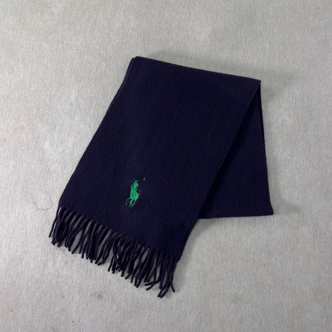 폴로랄프로렌 빅포니 램스울 네이비 머플러  상품이미지1