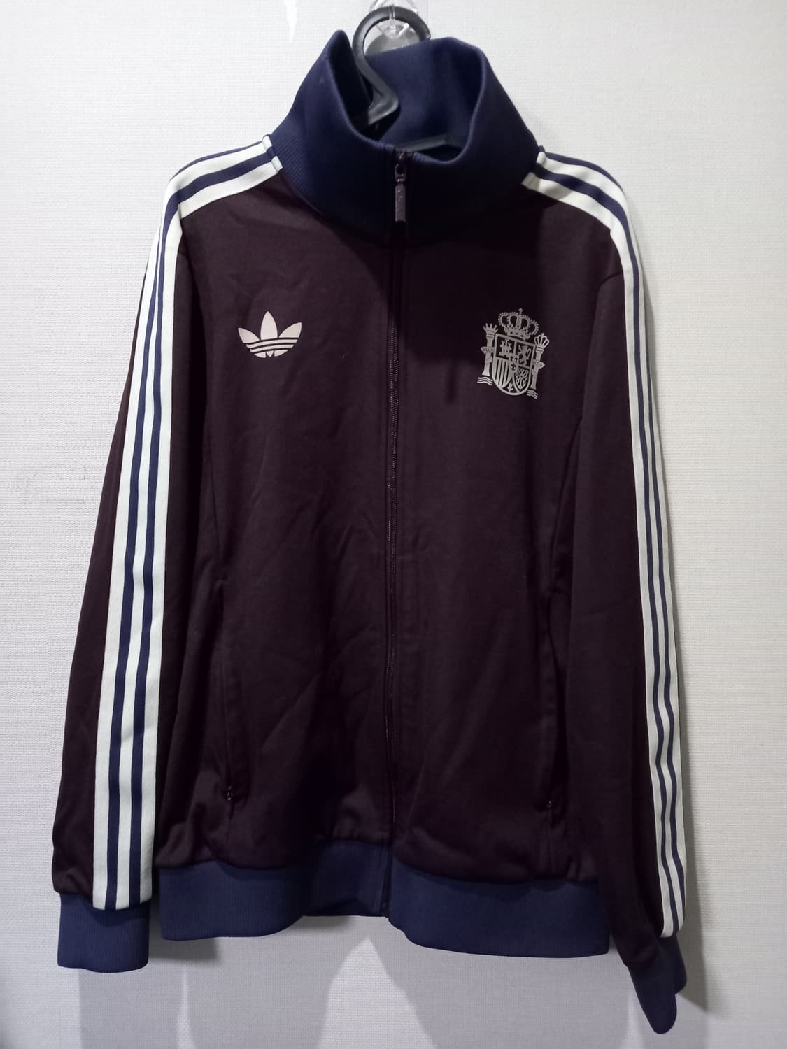 아디다스 스페인 베켄바우어 마룬 트랙탑 저지 져지집업 105/XL 상품이미지1