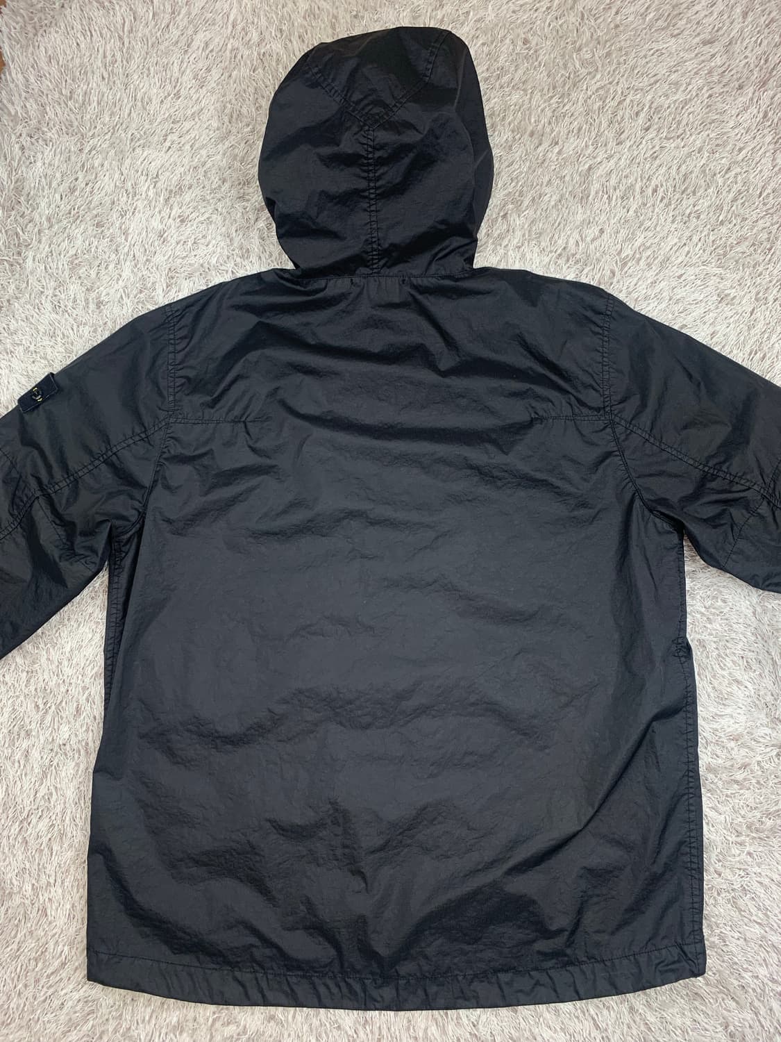 [XL] 정품 스톤아일랜드 24SS 멤브라나 3L TC 후드자켓 블랙 상품이미지4