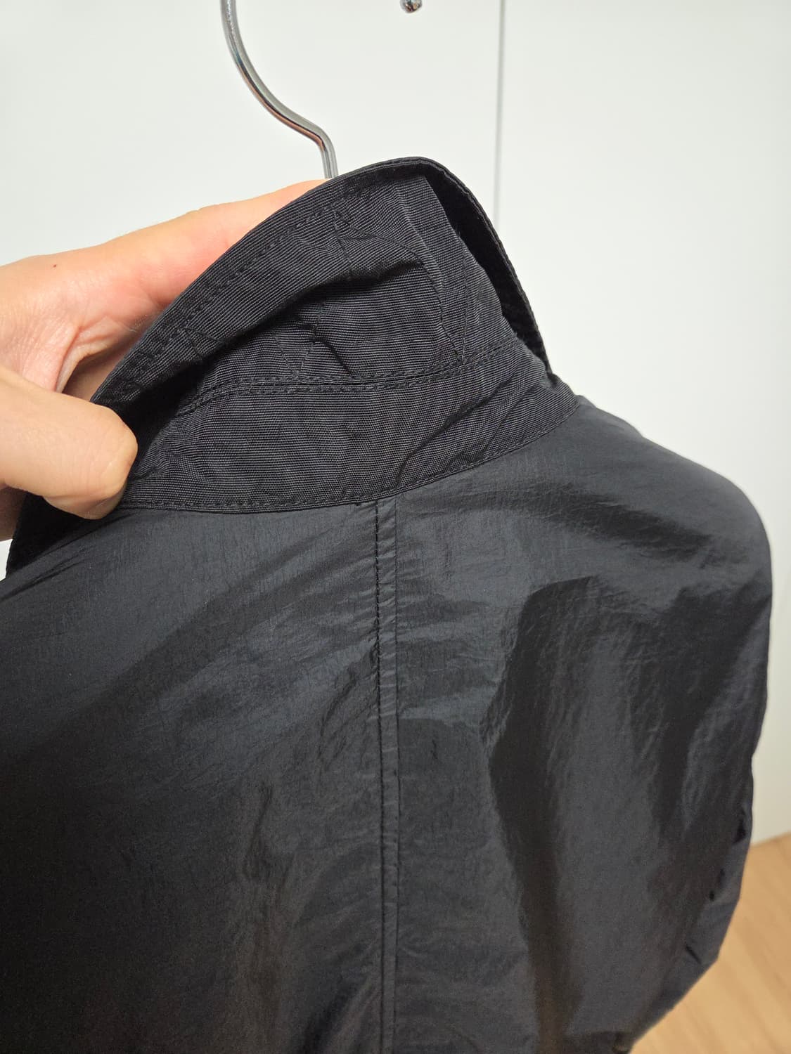 [매장판] 스톤아일랜드 22fw 크링클랩스 오버셔츠 블랙 L 상품이미지5