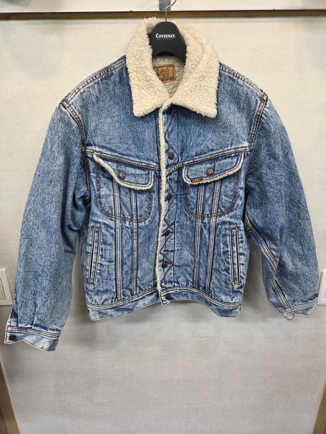 Lee 올드스쿨 쌍방울 라이더스 빈티지워싱 쉐르파 데님자켓 m 상품이미지1