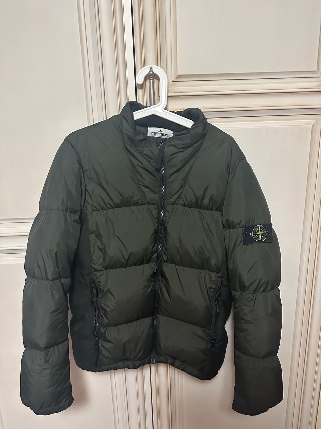 스톤아일랜드 크링클랩스 패딩 카키 상품이미지3