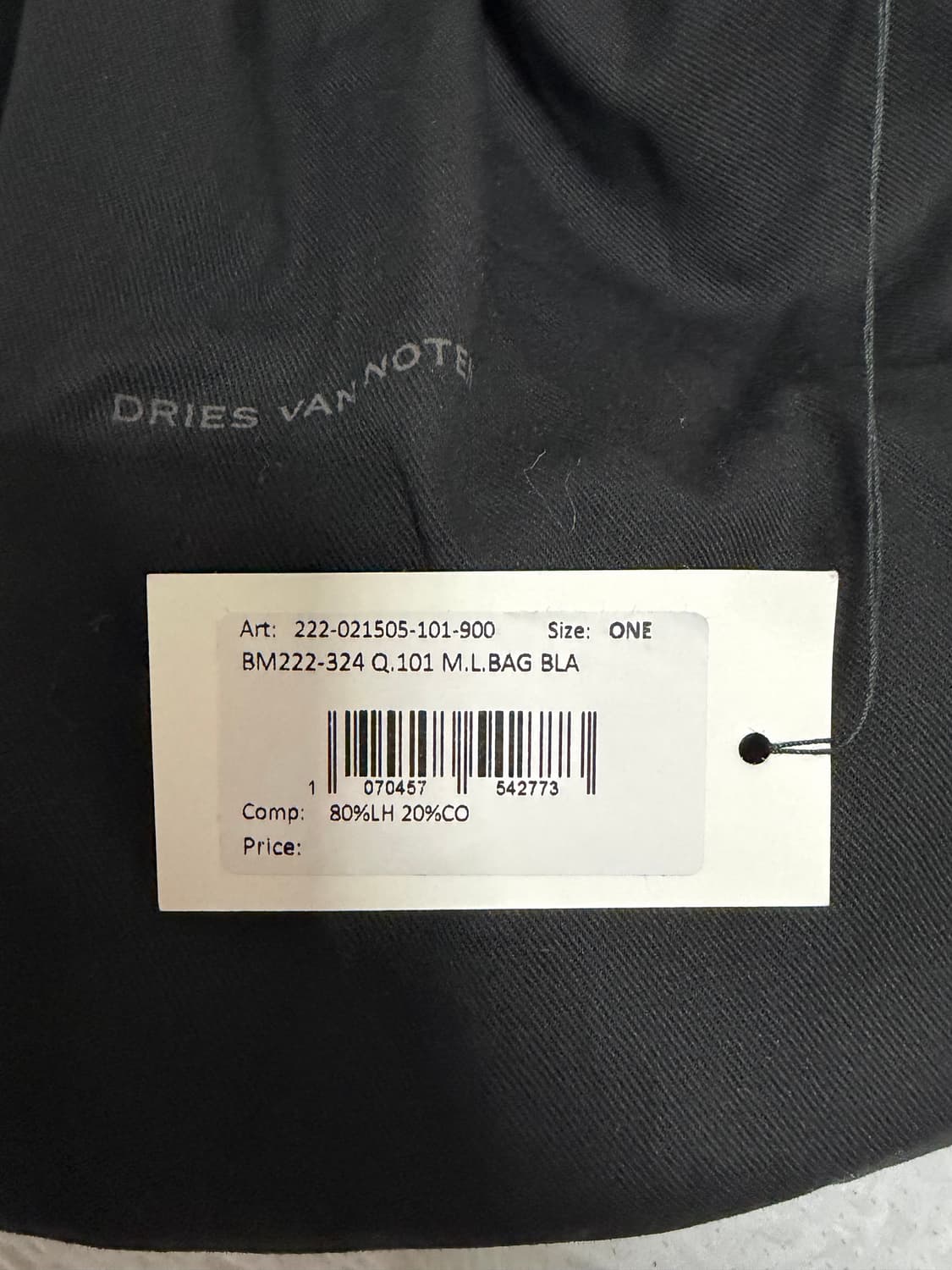 드리스 반 노튼 레더 크로스바디 백 블랙 상품이미지7