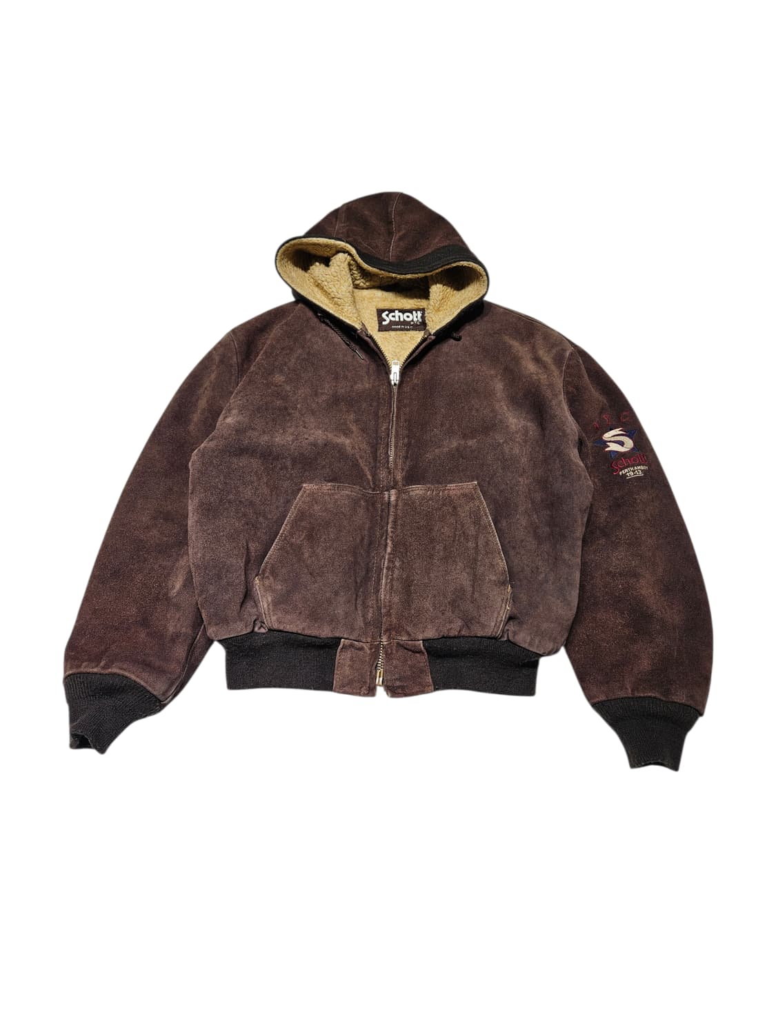 쇼트 아카이브 스웨이드 액티브 후드자켓[48] 상품이미지1