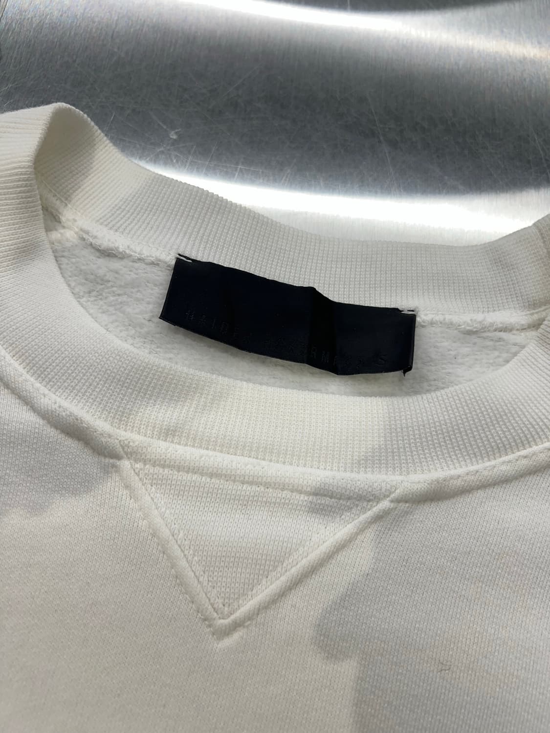 하이더 아커만 20SS 화이트 크루넥 스웻 셔츠 상품이미지7