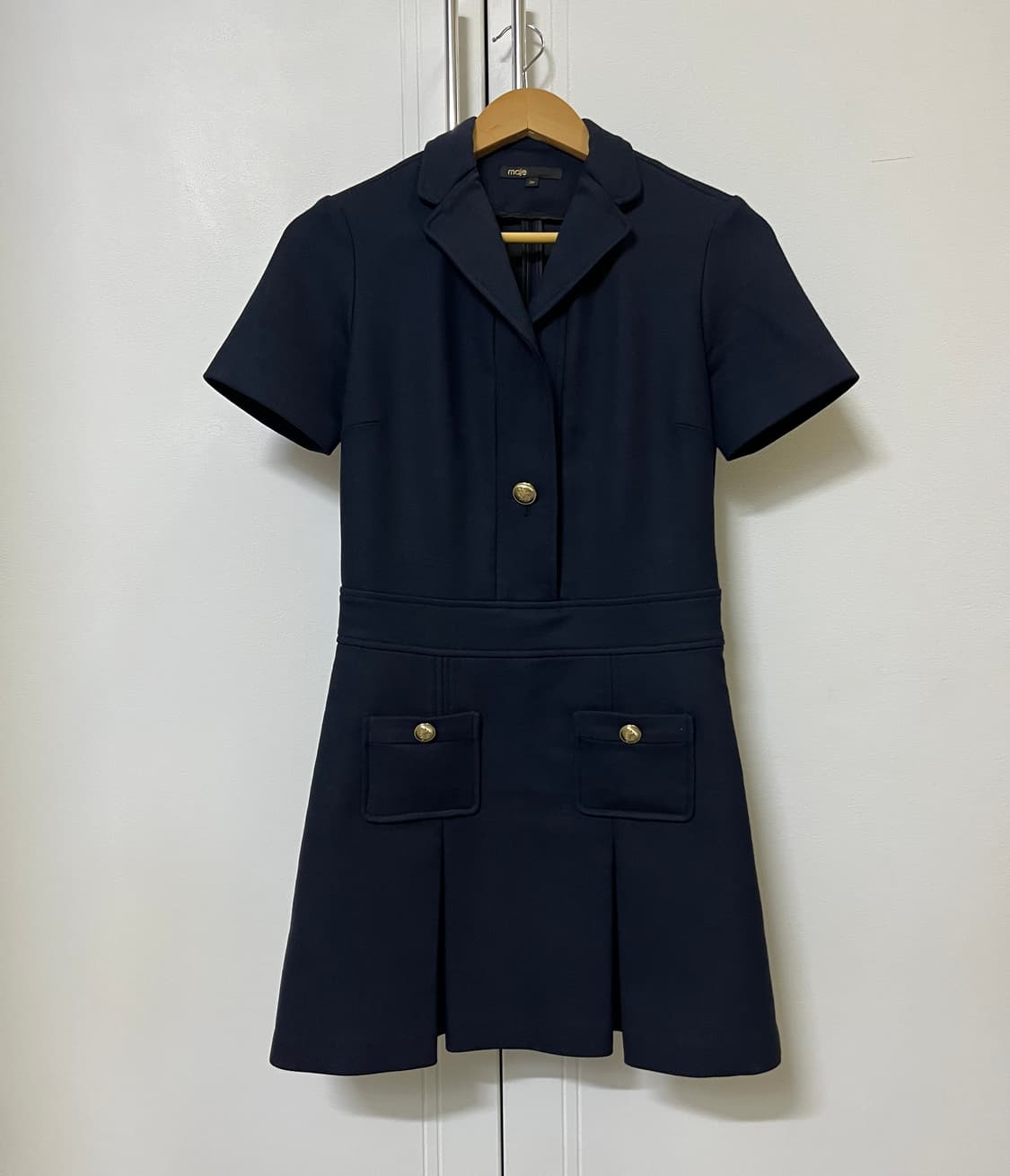 Maje 네이비 미니 원피스 상품이미지1