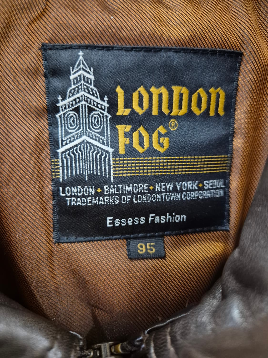 런던포그 빈티지 양가죽 자켓 95 상품이미지6