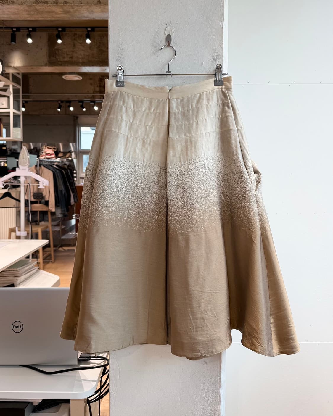 프라다 브라운 실크 그라데이션 스커트  상품이미지5