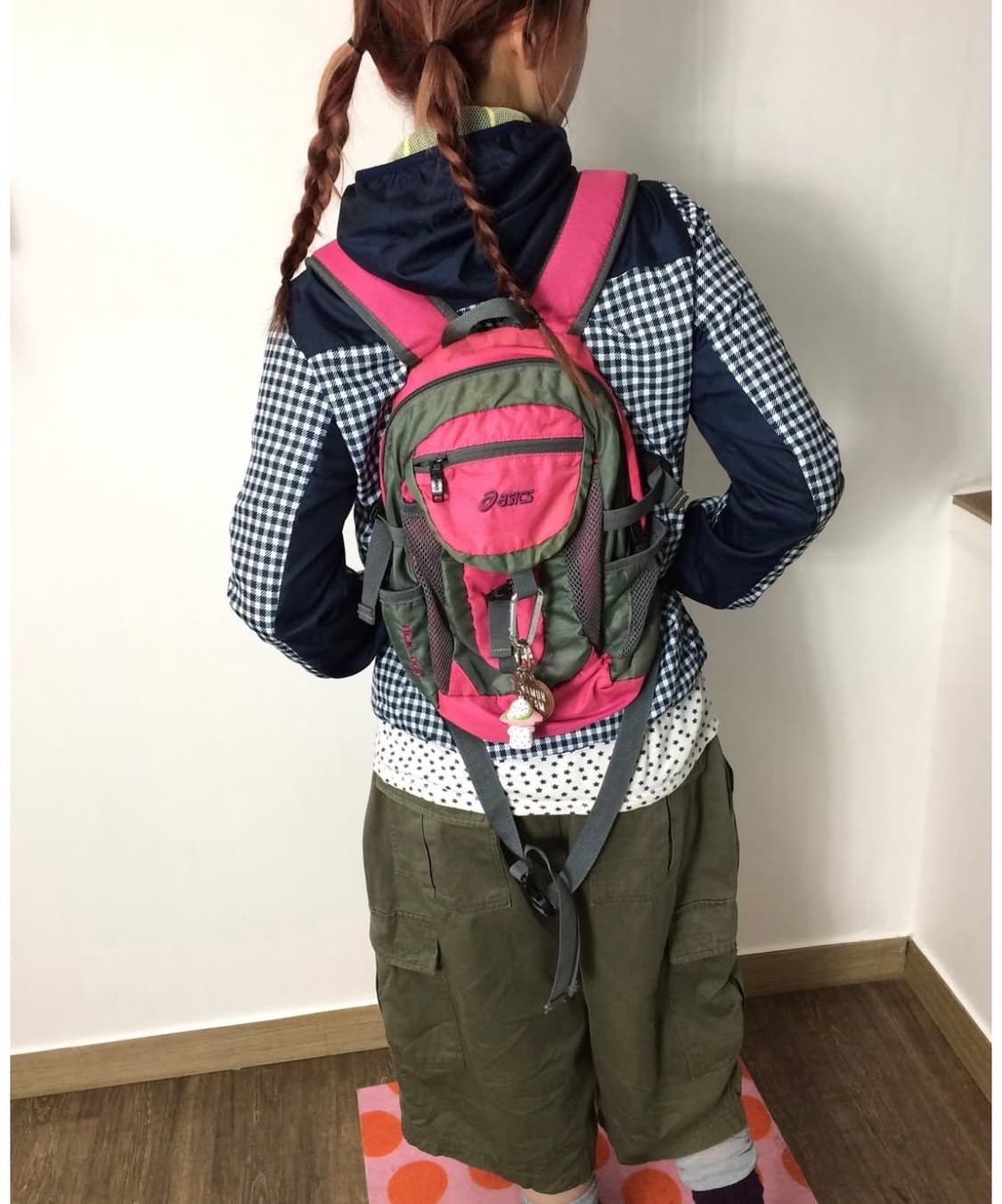 아식스 미니 백팩 팔아요 상품이미지1