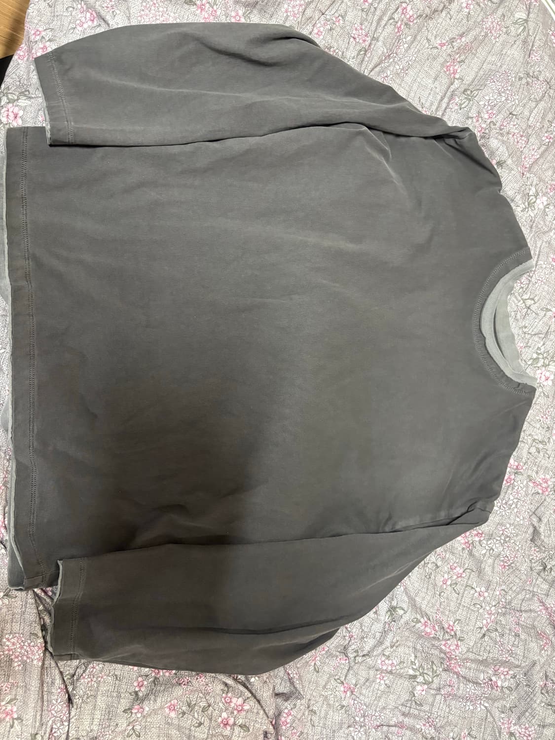 2)폴리테루 레이어드 롱슬 차콜 그레이 판매해요. 상품이미지1