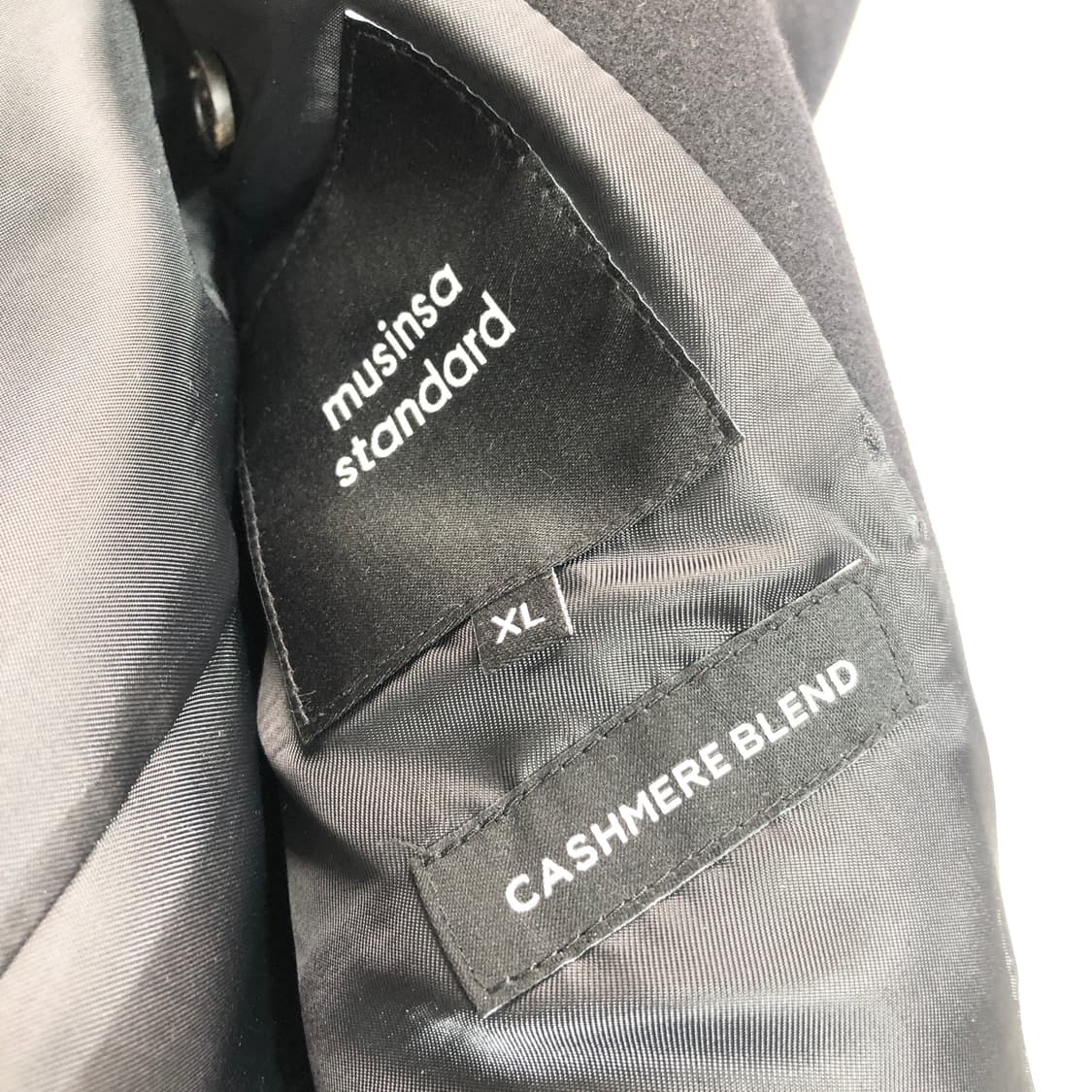 무신사 캐시미어 발마칸 코트 XL 상품이미지2