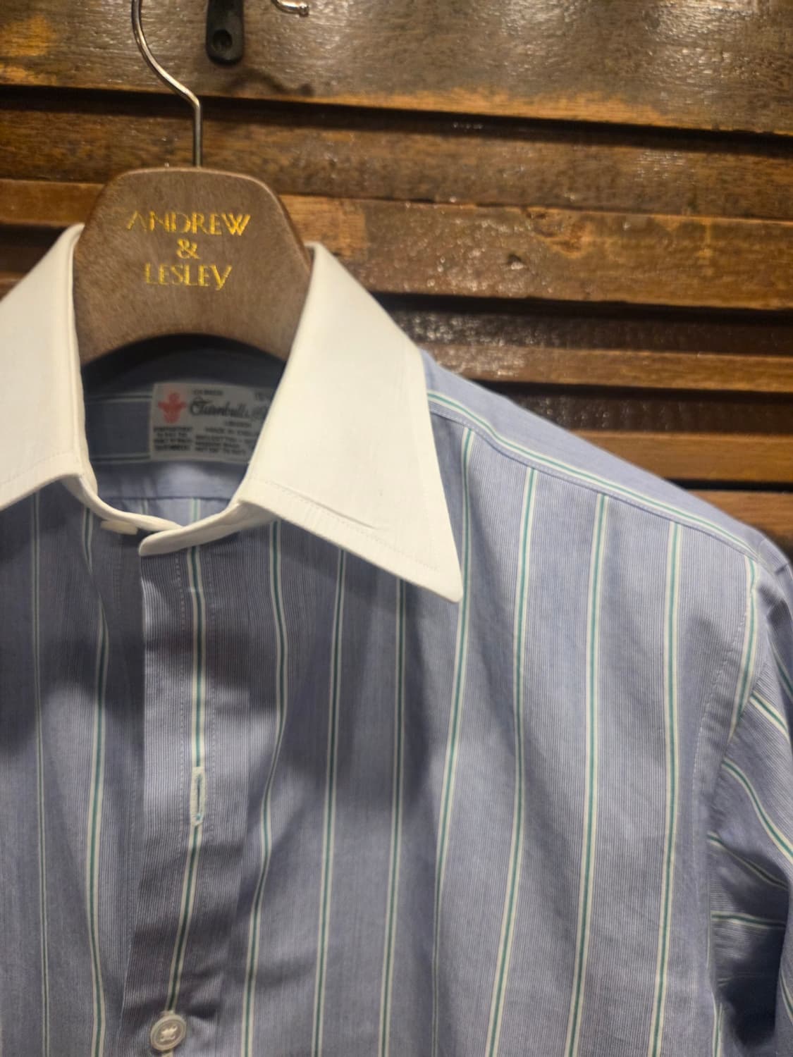 턴불앤아서 클레릭셔츠 상품이미지1