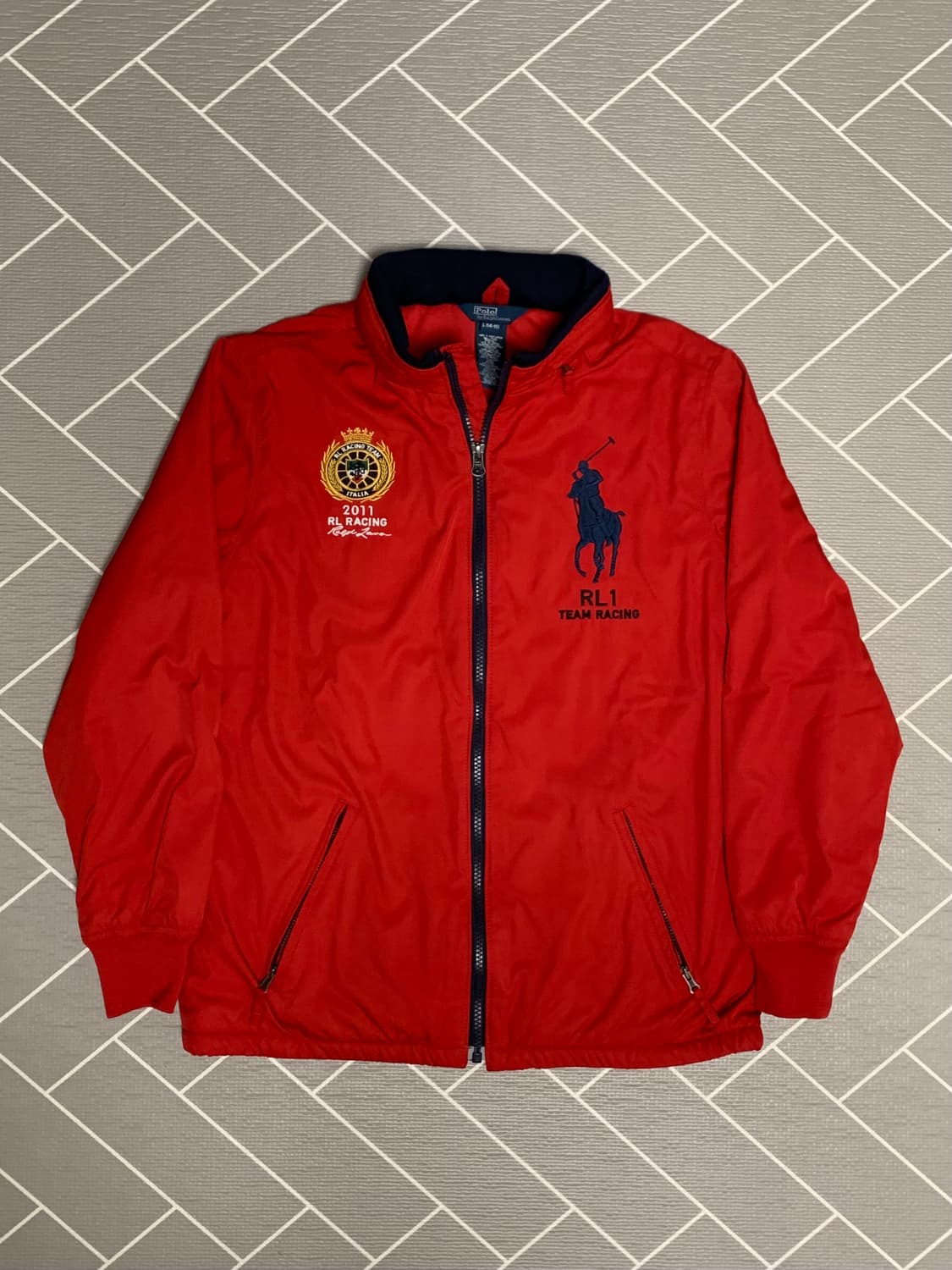 폴로 빅포니 레이싱팀 자켓 레드 상품이미지2