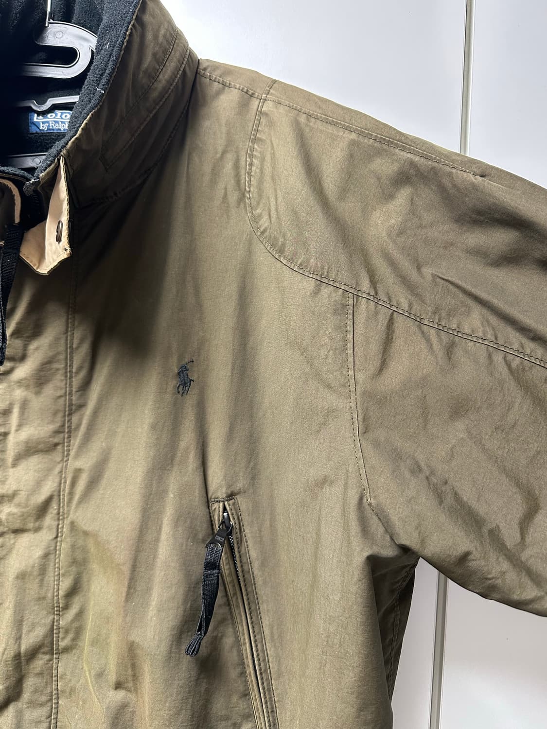 90s 폴로 랄프로렌 플리스 올리브 카키 상품이미지2