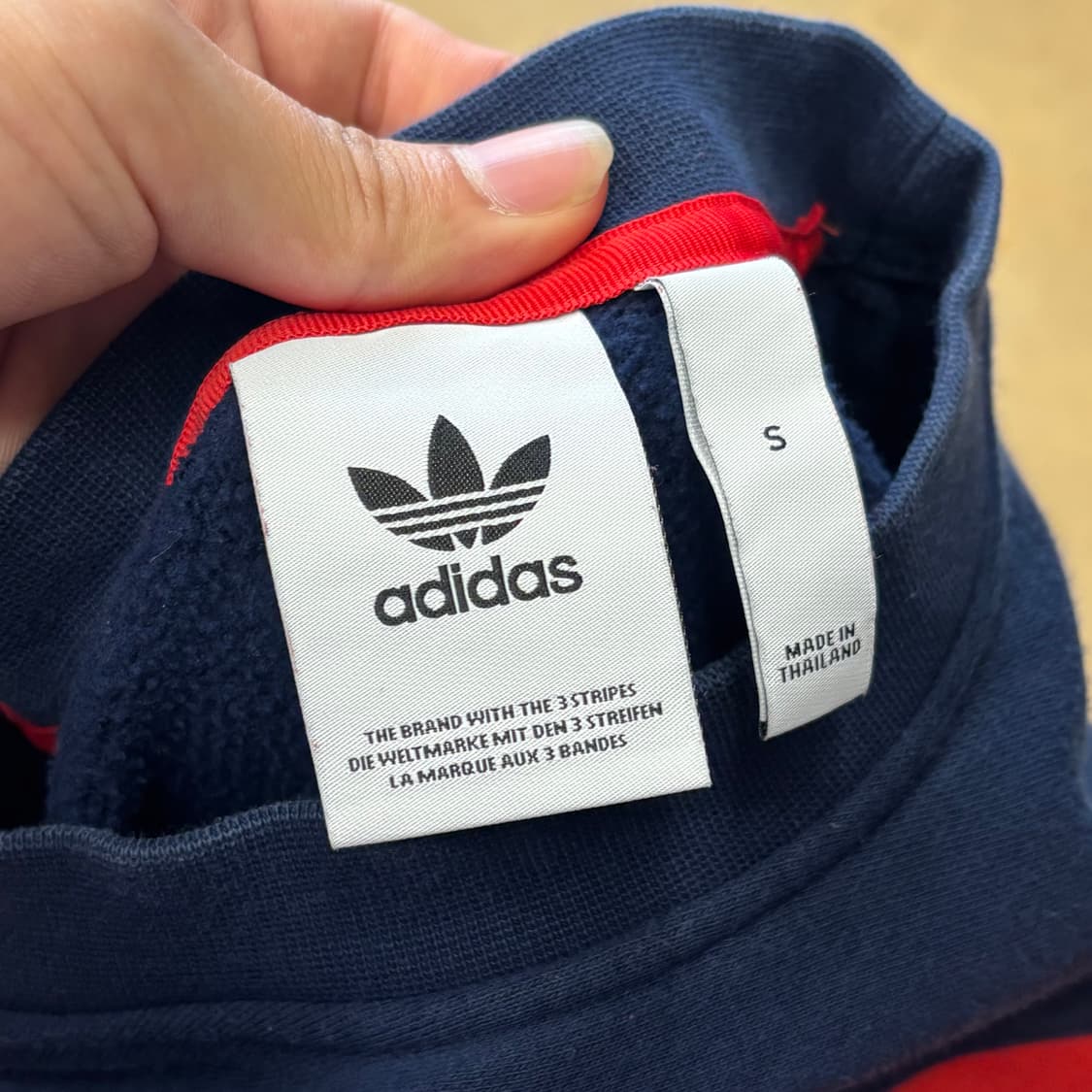 S 아디다스 01/02 아스날 로고 맨투맨 상품이미지4