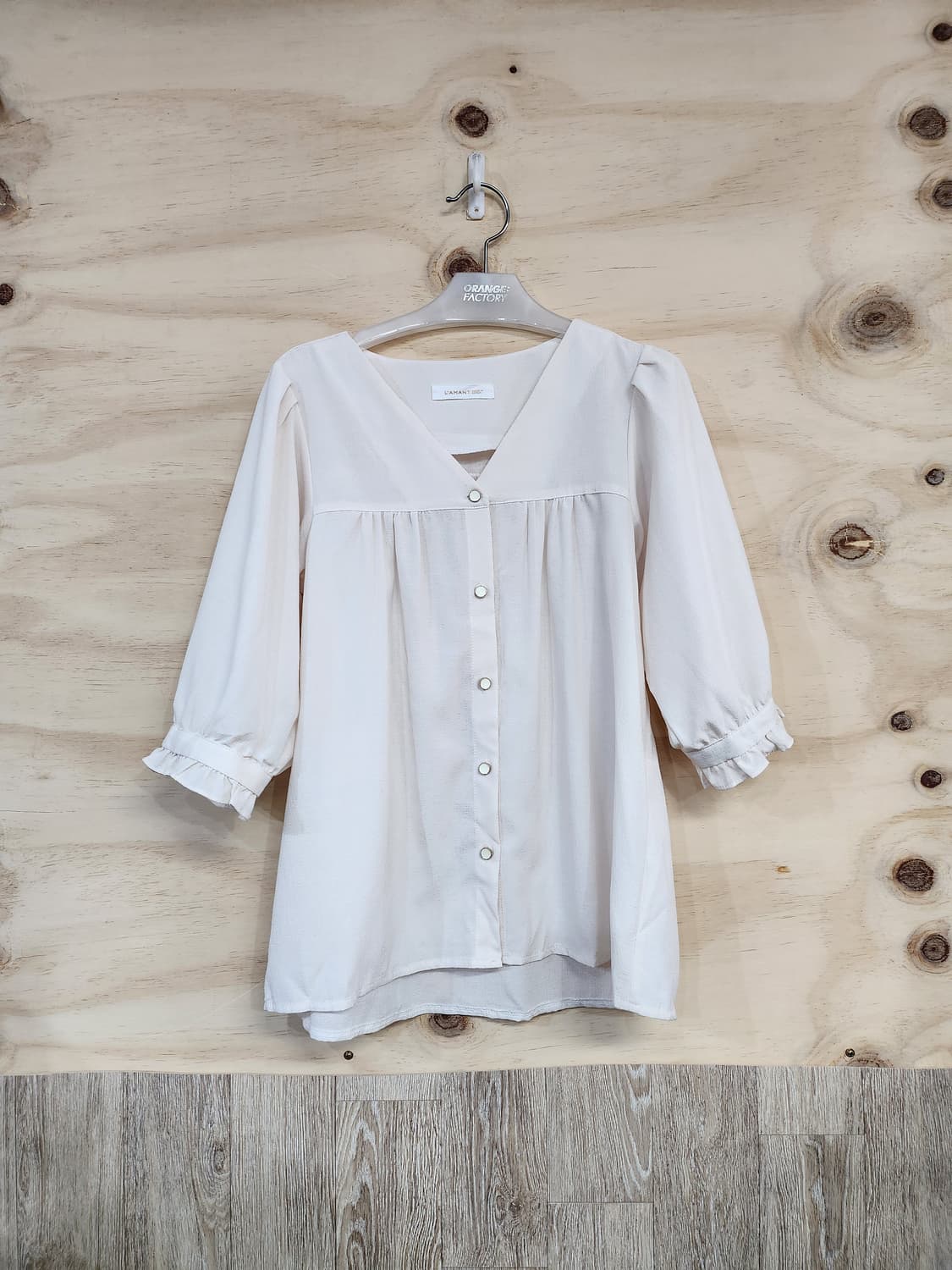 524) 7부 블라우스 상품이미지1