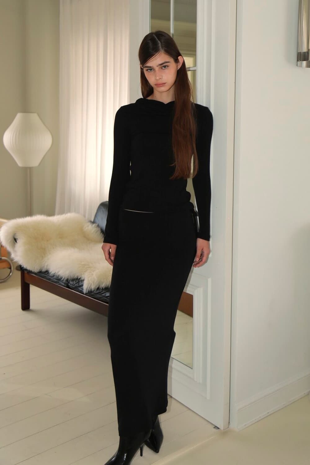 jijivisha touch long skirt 지지비샤 터치 롱 스커트 상품이미지2