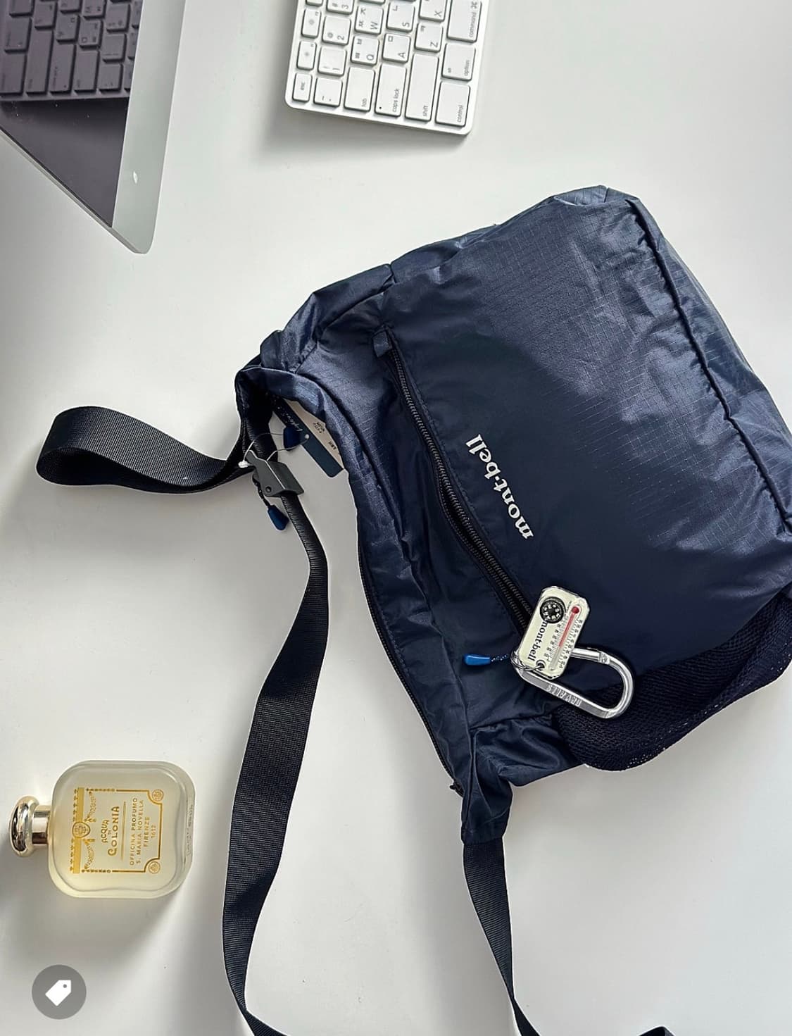 몽벨재팬 패커블 크로스백 네이비 상품이미지2