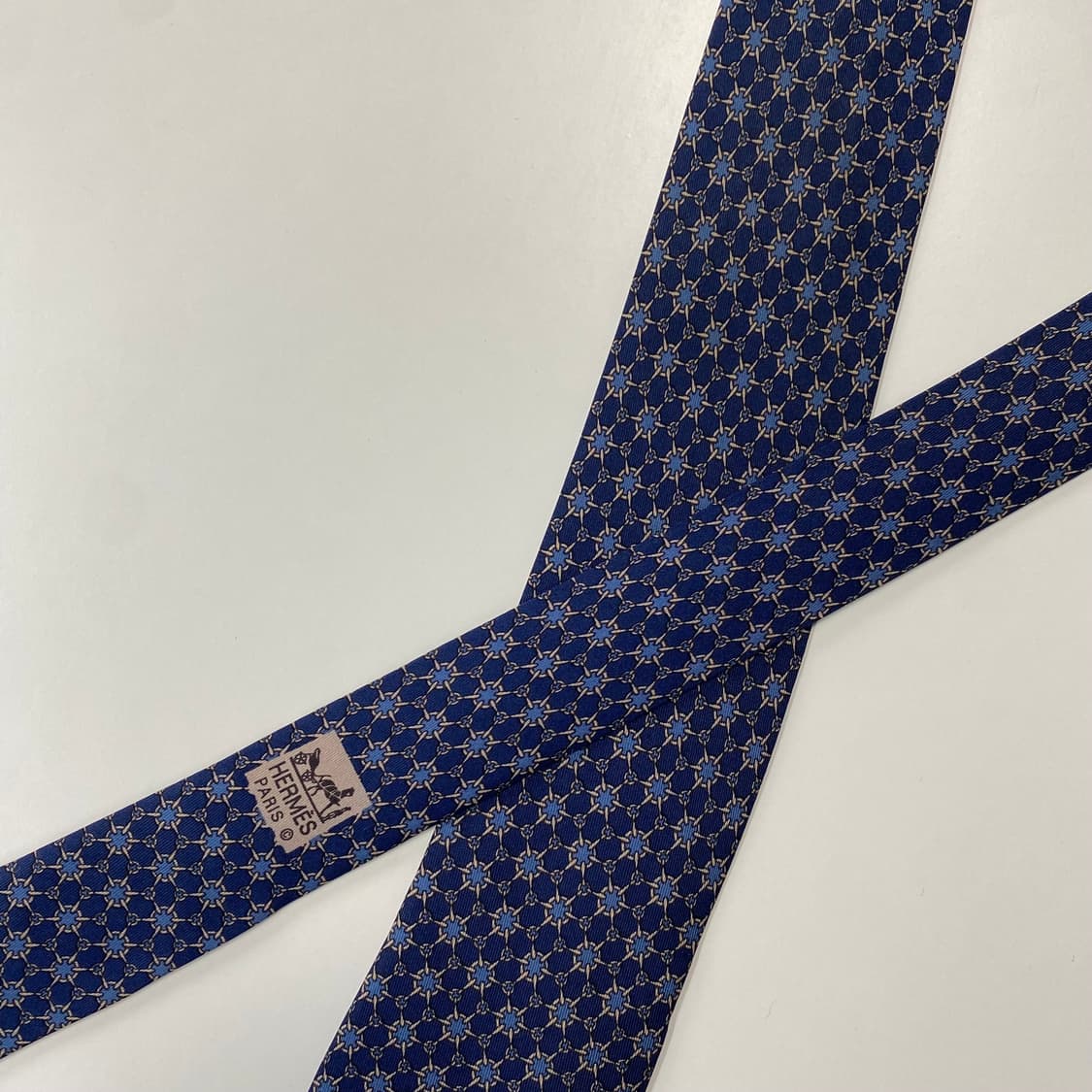 에르메스 명품 정품 넥타이(HERMES)7.7cm 상품이미지4