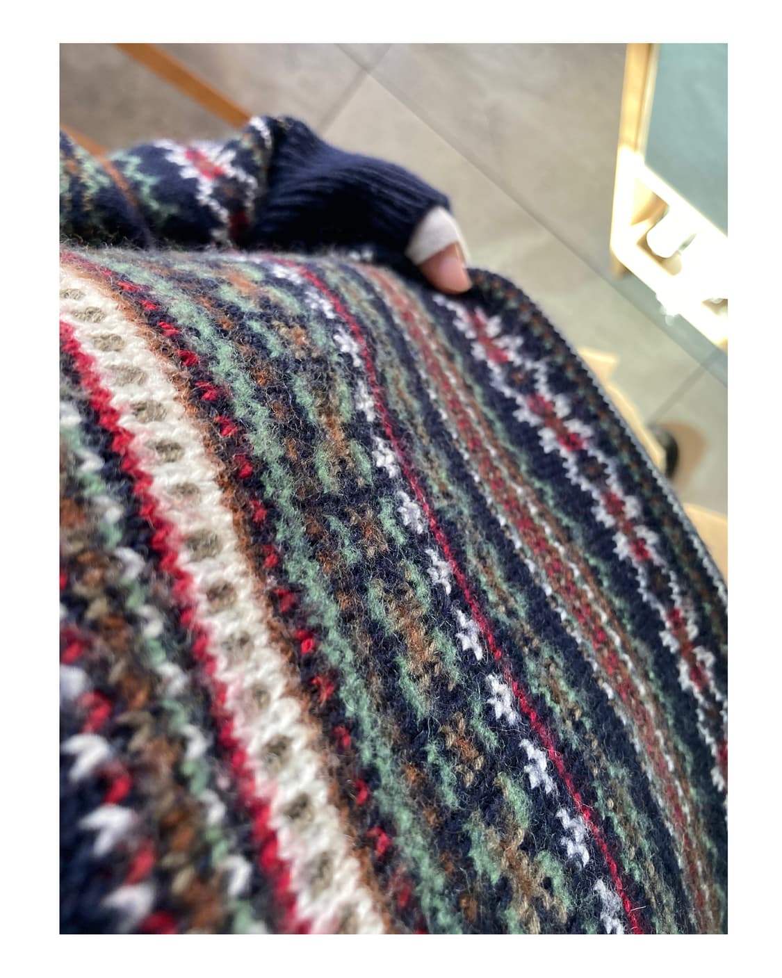 made in japan) 네이비 울니트 상품이미지4