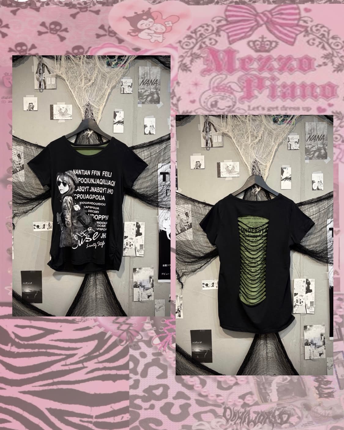 00's girl Printing cubic back web sleeve 상품이미지2
