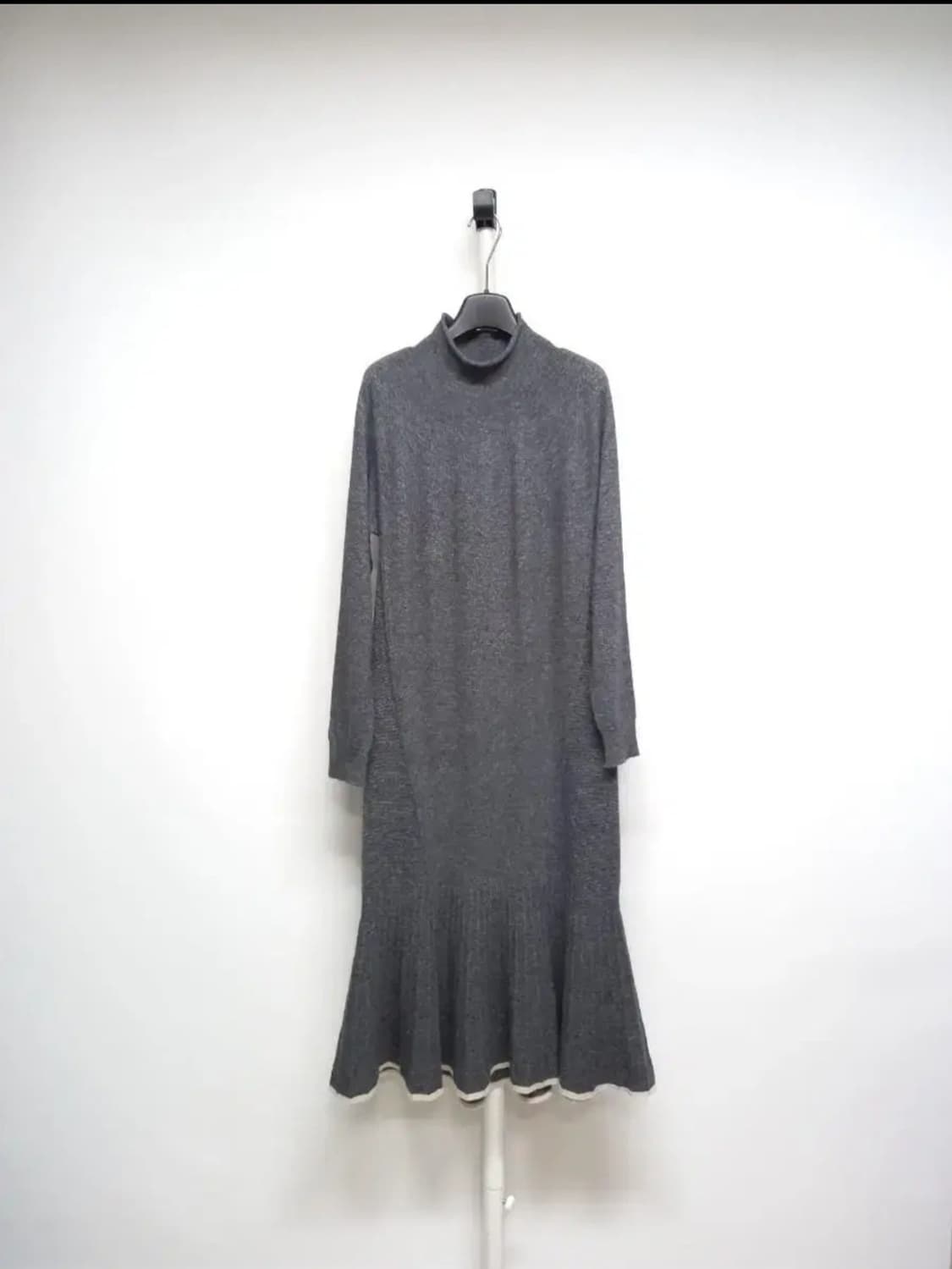 새 지컷 C-CUT  홀가먼트 울 맥시니트원피스 F 상품이미지1