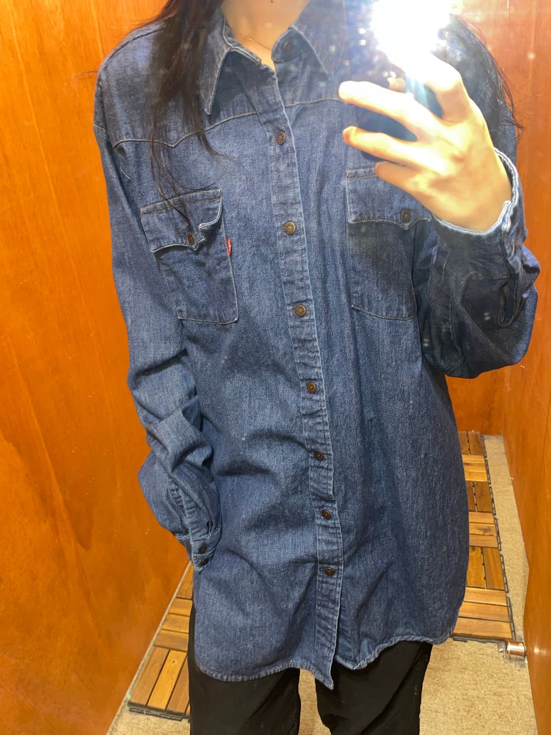 (XL) Levi's 리바이스 코튼 데님 셔츠 상품이미지2